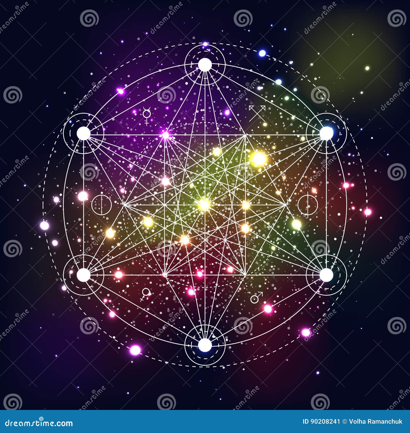在空间背景的神秘的几何标志库存例证 插画包括有 9041 在空间背景的神秘的几何标志库存例证 插画包括有 9041