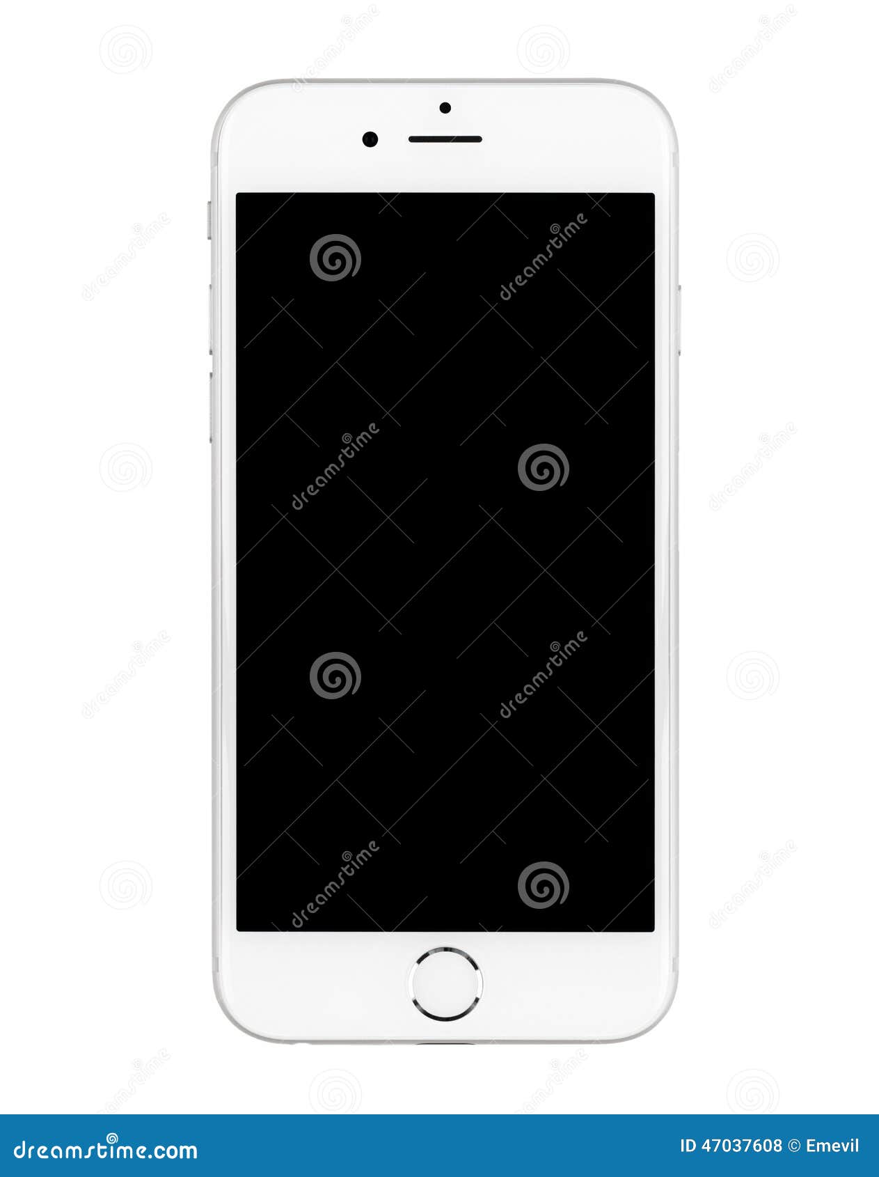 在被关闭的白色背景的iphone 6 编辑类库存照片 图片包括有在被关闭的白色背景的iphone