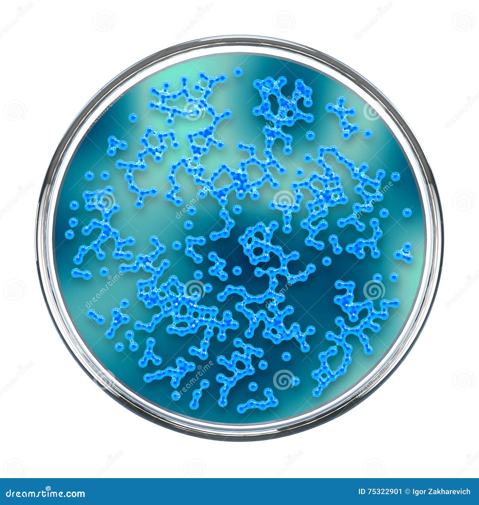 培养皿的蓝色细菌殖民地 库存例证 插画包括有临床 双眼 无政府主义 医疗 病毒 液体 陪替氏