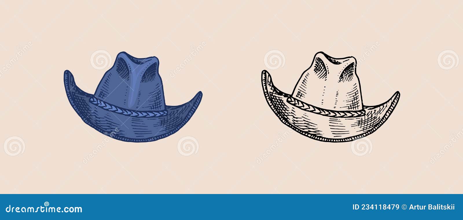 复古的帽子 牛仔 优雅的男人 复古时装 英语风格 手绘向量例证 插画包括有英语 例证