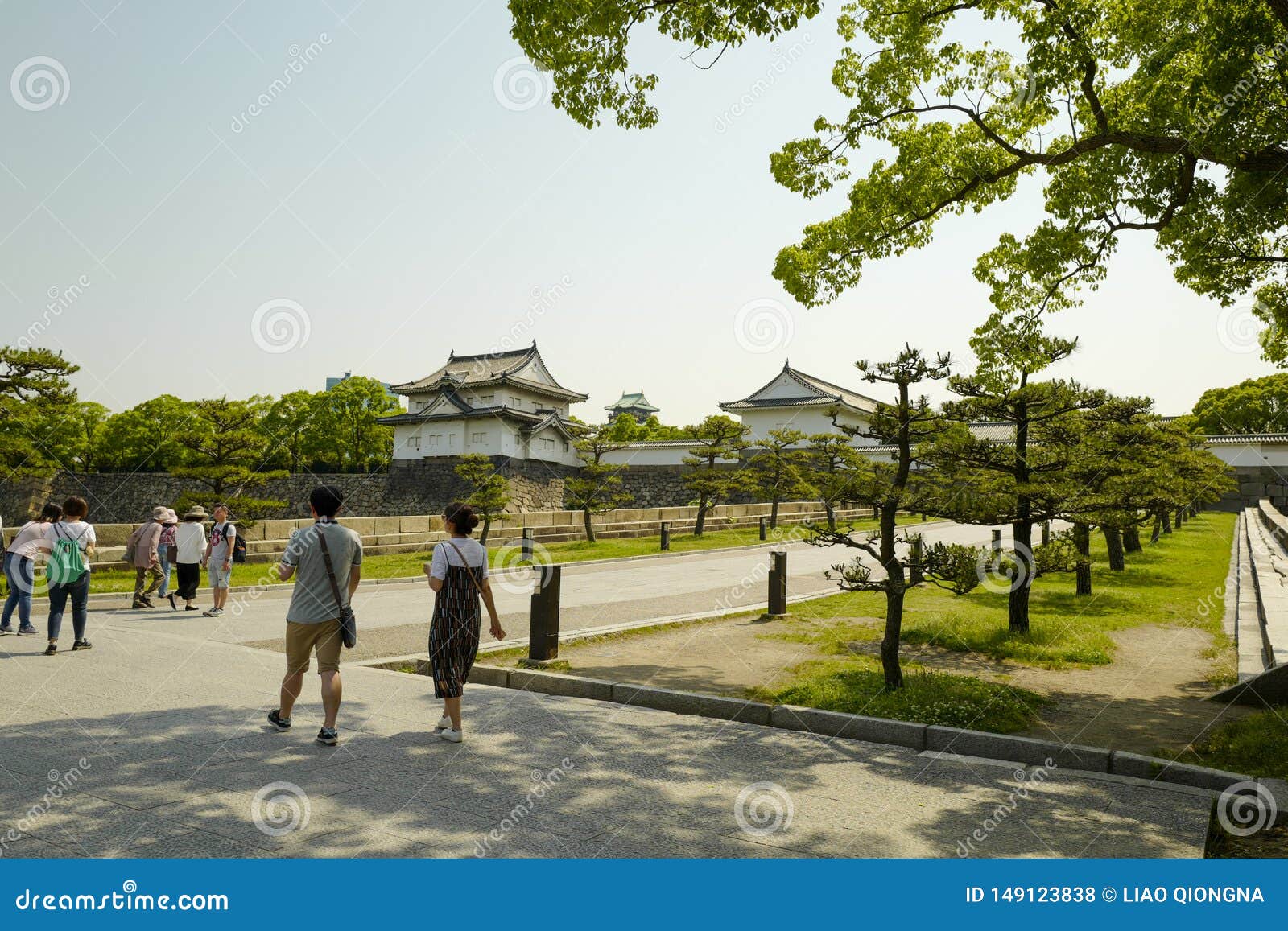 大阪城公园大阪城堡是其中一个日本的最著名的地标编辑类库存照片 图片包括有大阪 生活方式 布琼布拉 149123838