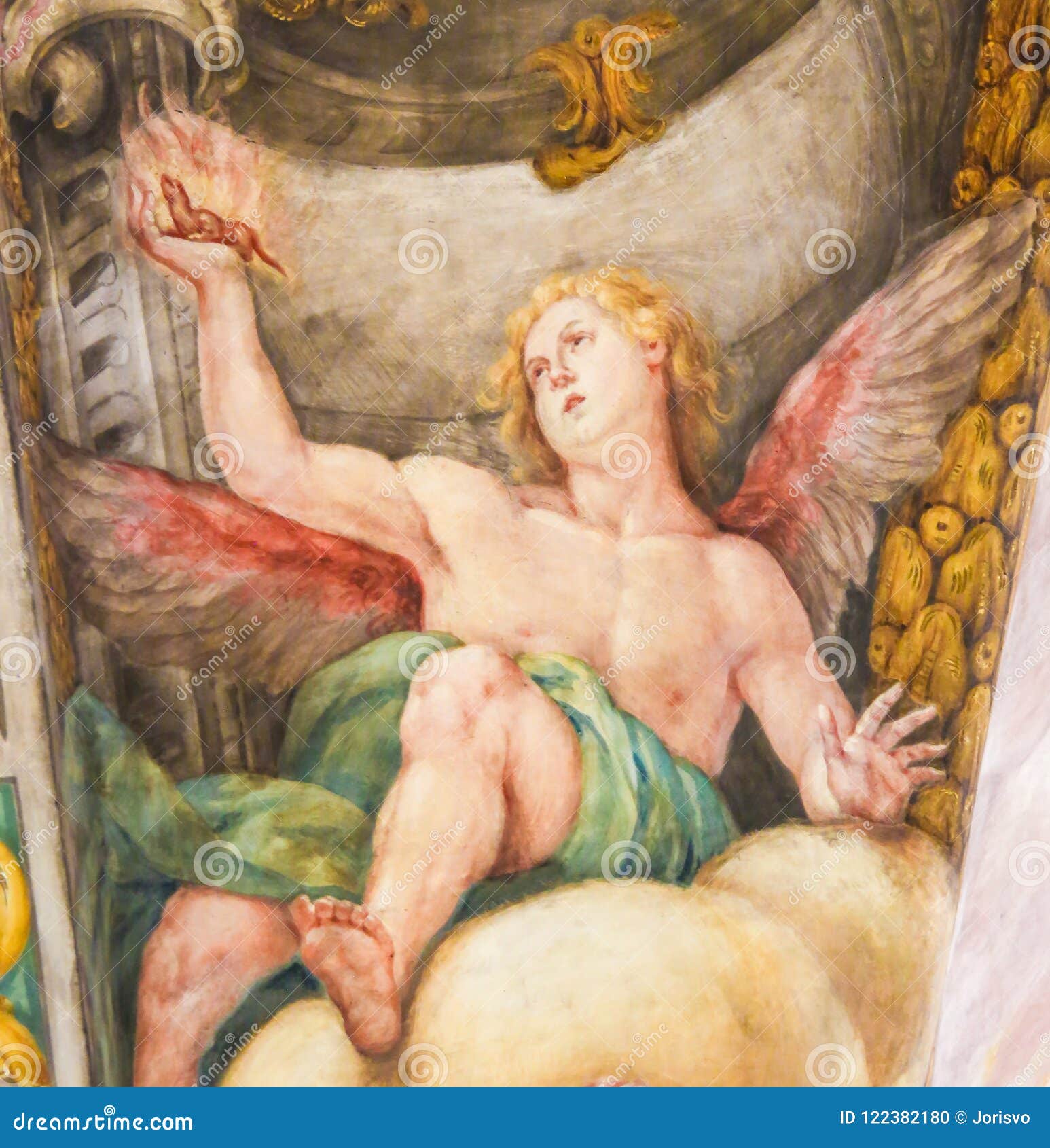 天使壁画在圣尼古拉斯 巴伦西亚教会里库存照片 图片包括有天使壁画在圣尼古拉斯 巴伦西亚教会里