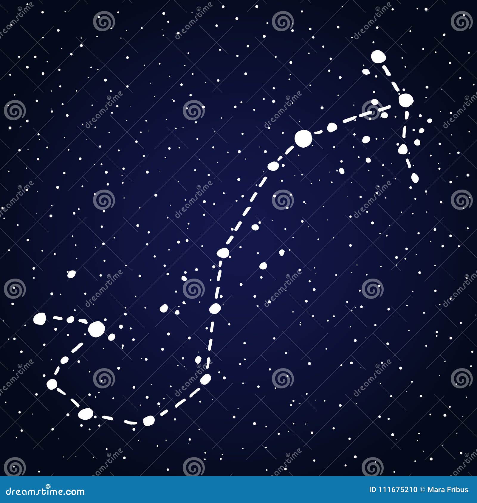 天蝎座黄道带标志星座向量例证 插画包括有蓝色 乱画 空间 满天星斗 徒手画 神圣 晚上