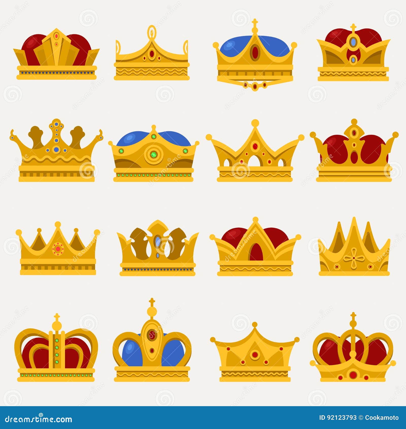 套皇家国王或王子冠 教皇冠状头饰向量例证 插画包括有