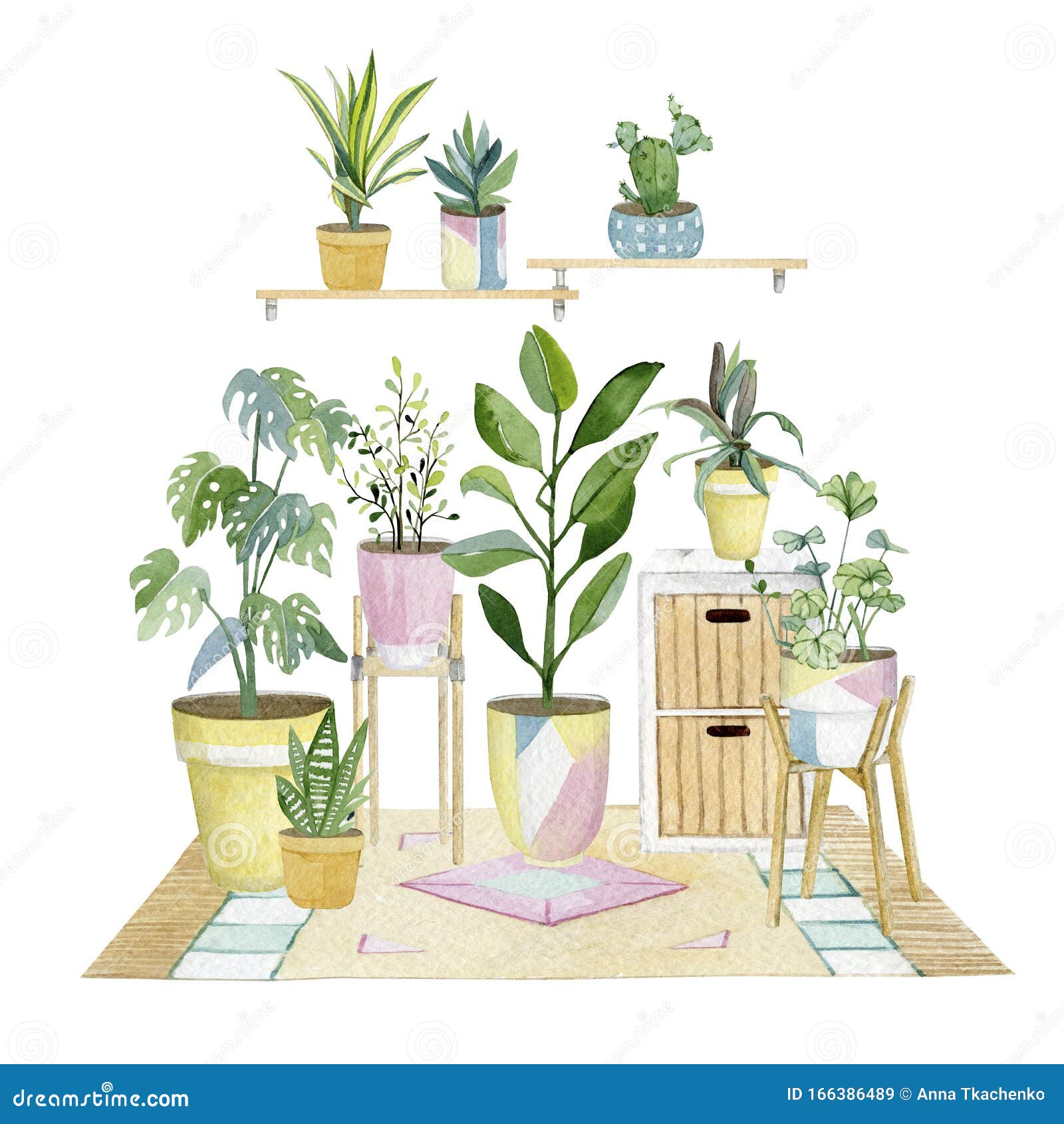 室内装饰花盆植物及设备手绘装饰绿树库存例证 插画包括有室内 房子 内部 密林 榕属 庭院 室内装饰花盆植物及设备手绘装饰绿树库存例证 插画包括有室内 房子 内部 密林 榕属 庭院