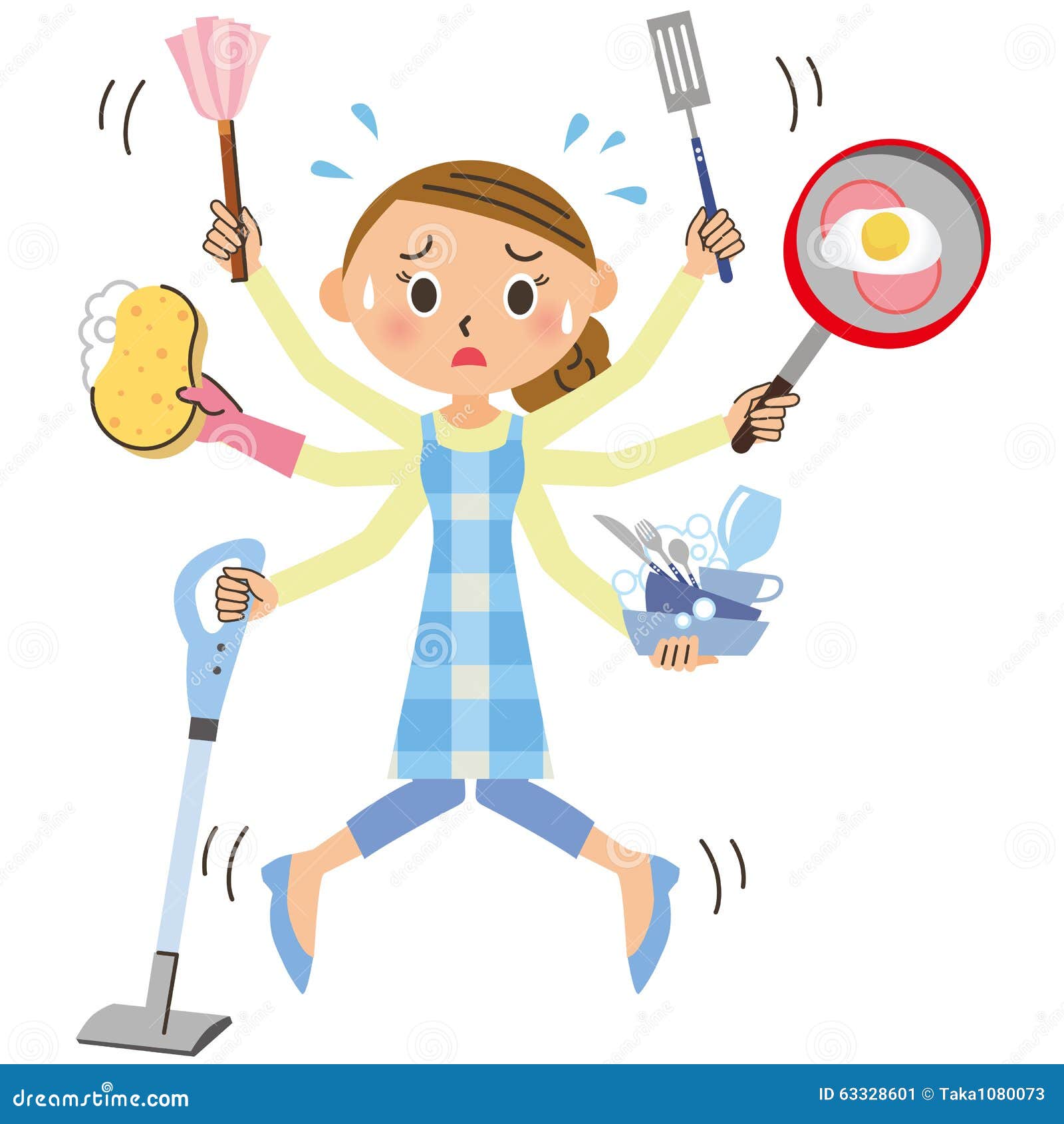 家事和主妇库存例证 插画包括有家事和主妇 家事和主妇库存例证 插画包括有家事和主妇