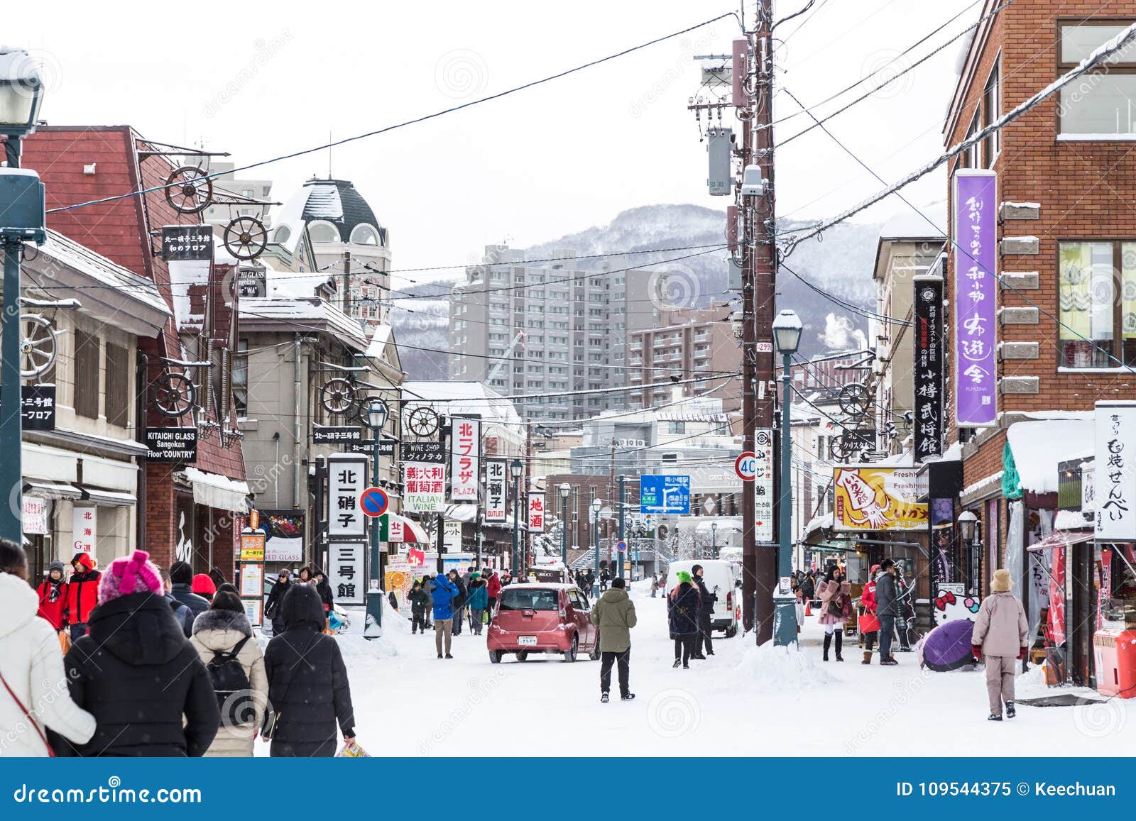 小樽 日本 18年1月28日 零售市场旅游吸引编辑类图片 图片包括有 小樽 日本 18年1月28日 零售市场旅游吸引编辑类图片 图片包括有