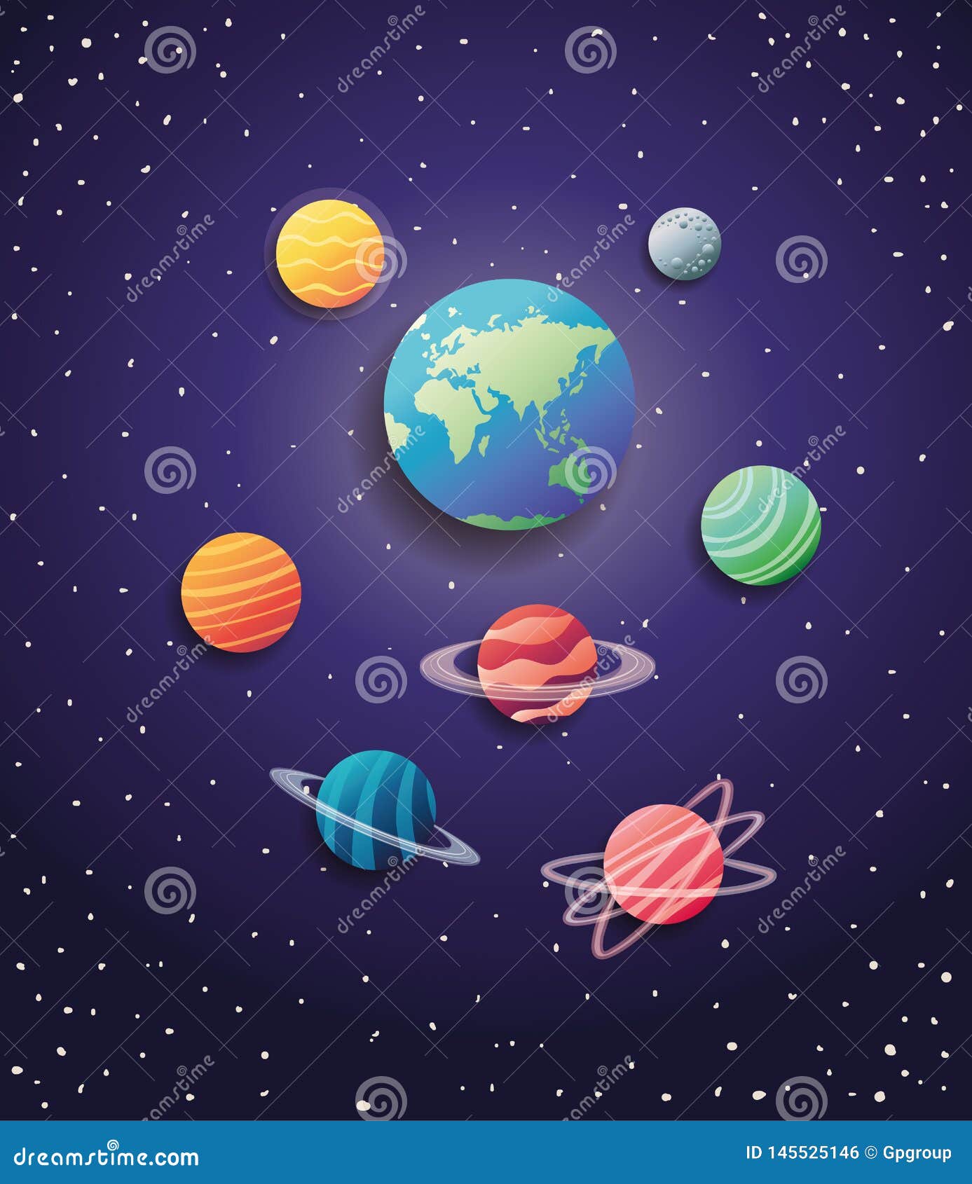 小组行星宇宙象向量例证 插画包括有设计 冷静 本质 艺术 喜悦 木星 轨道 空间 小组行星宇宙象向量例证 插画包括有设计 冷静 本质 艺术 喜悦 木星 轨道 空间