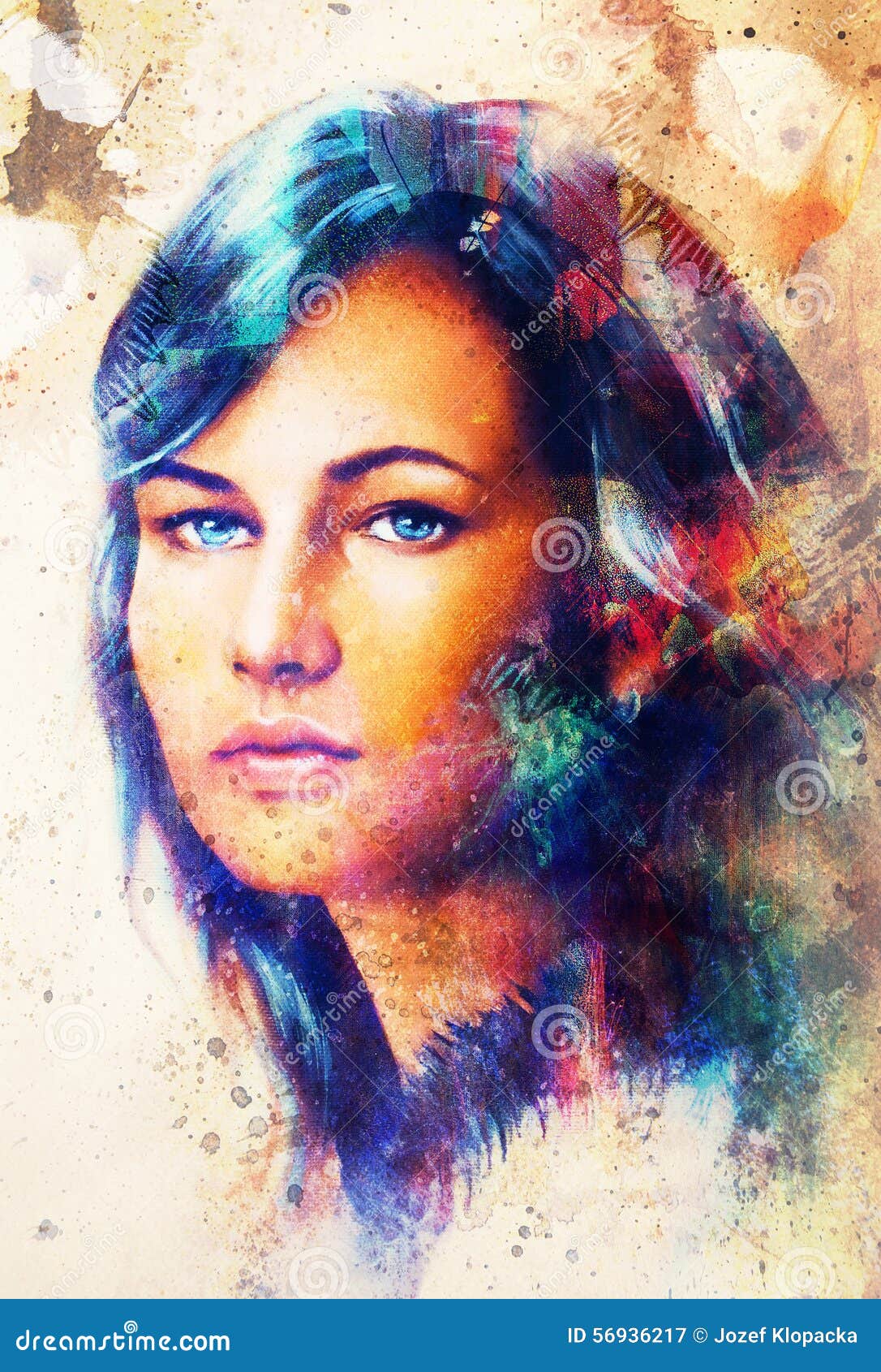 少妇画象和蓝眼睛 与春天花 颜色绘画和斑点结构 抽象背景库存例证 插画包括有有吸引力的 成人 少妇画象和蓝眼睛 与春天花 颜色绘画和斑点结构 抽象背景库存例证 插画包括有有吸引力的 成人