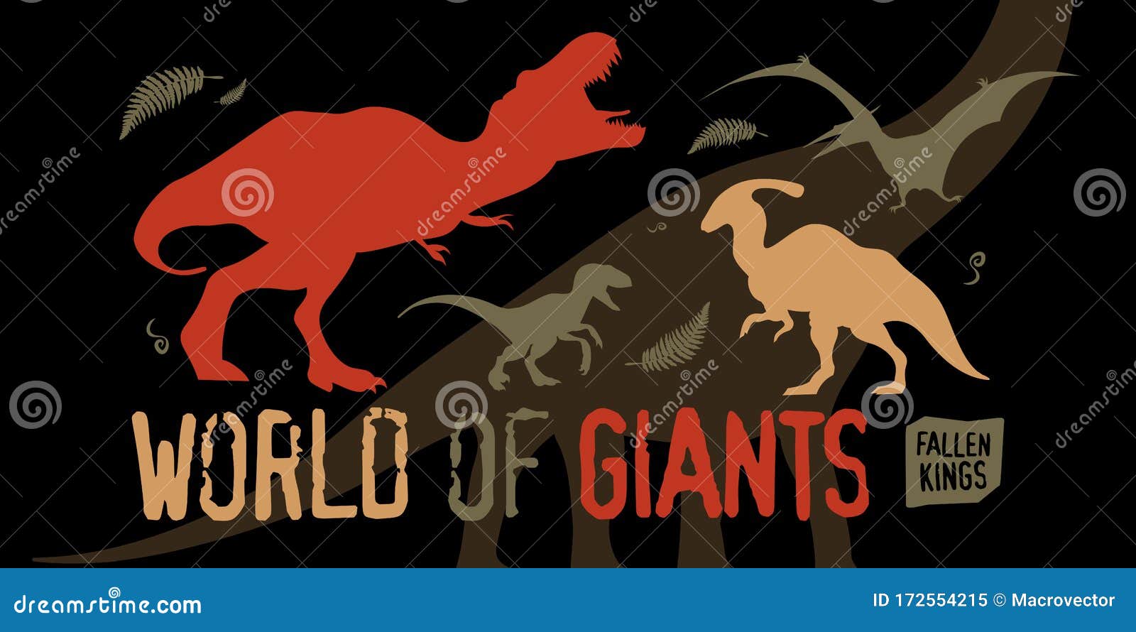 巨人世界矢量图插图向量例证 插画包括有报价 史前史 剑龙 盖子 纹理 侏罗纪 三角恐龙