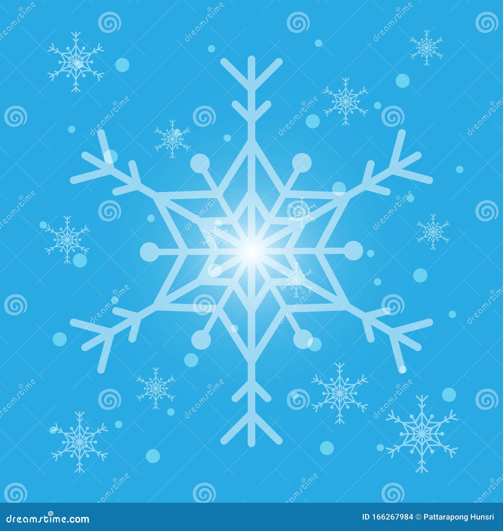 带雪花的圣诞背景Transparent Beautiful Falling Snow Isolated on