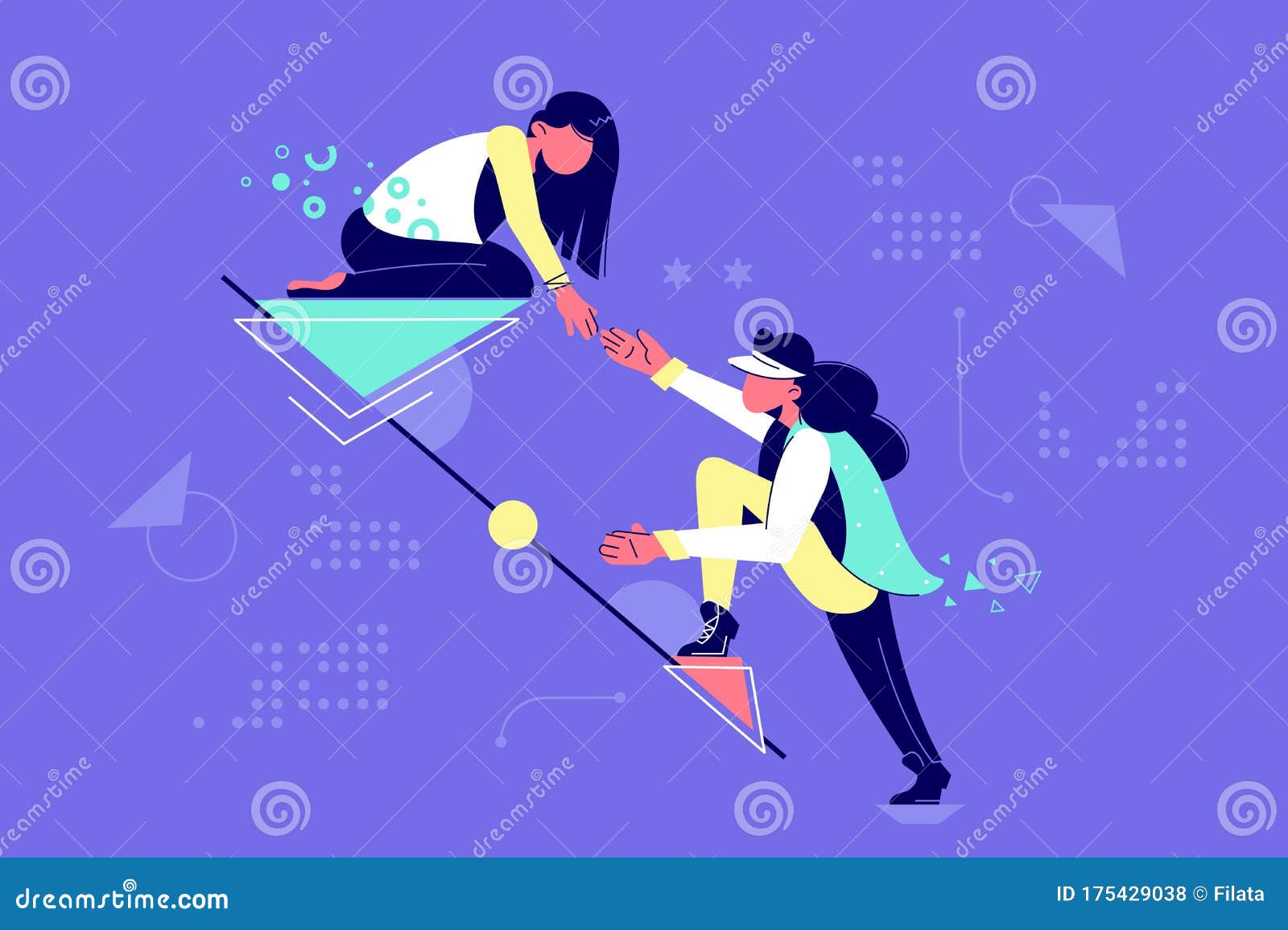 年轻有魅力的女性互助女性伴侣向量例证 插画包括有有吸引力的 总公司 同事 事业 公司 合作 年轻有魅力的女性互助女性伴侣向量例证 插画包括有有吸引力的 总公司 同事 事业 公司 合作