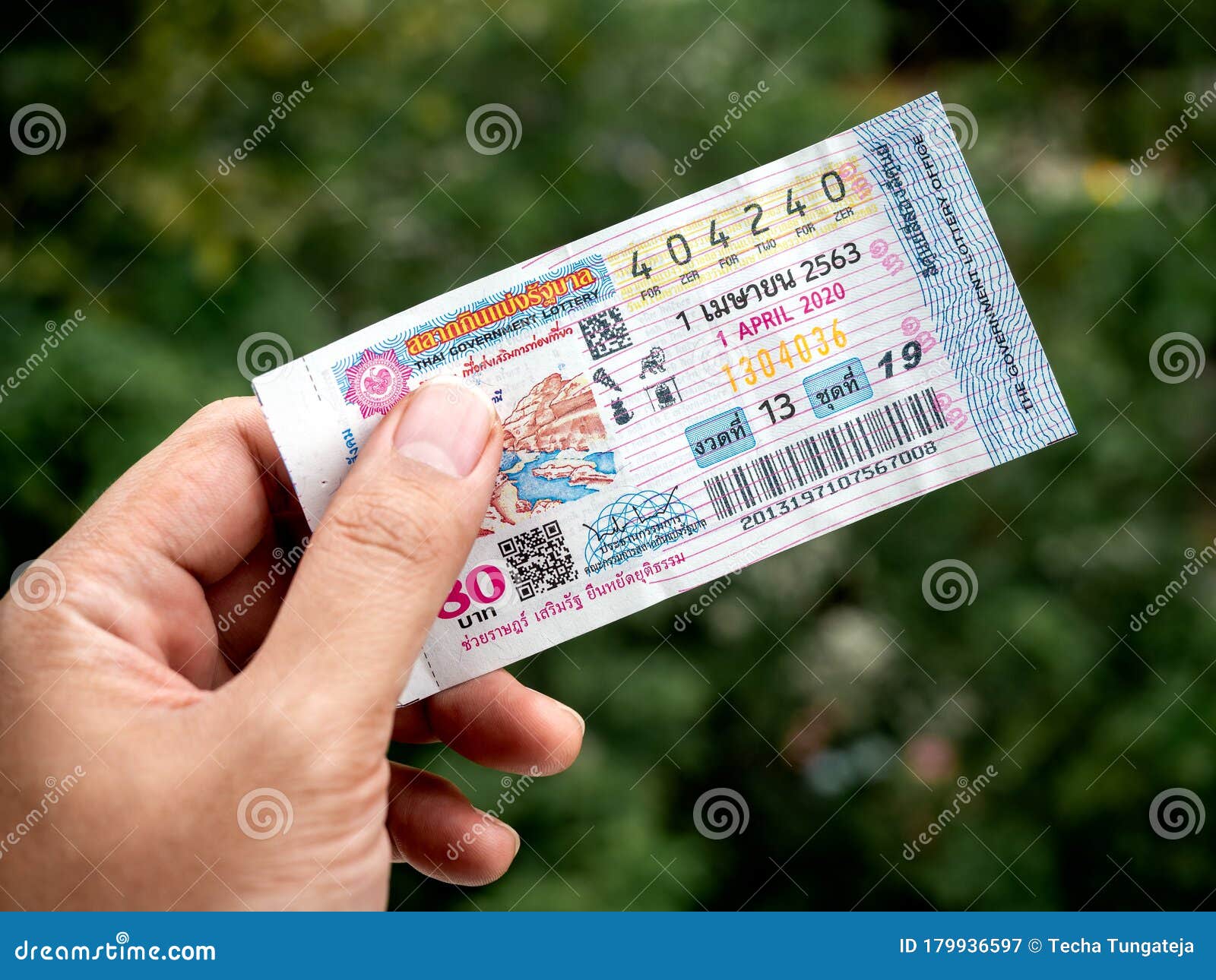 年4月1日泰国彩票图库摄影片 图片包括有任意 凹道 藏品 编号 收入 概念 希望