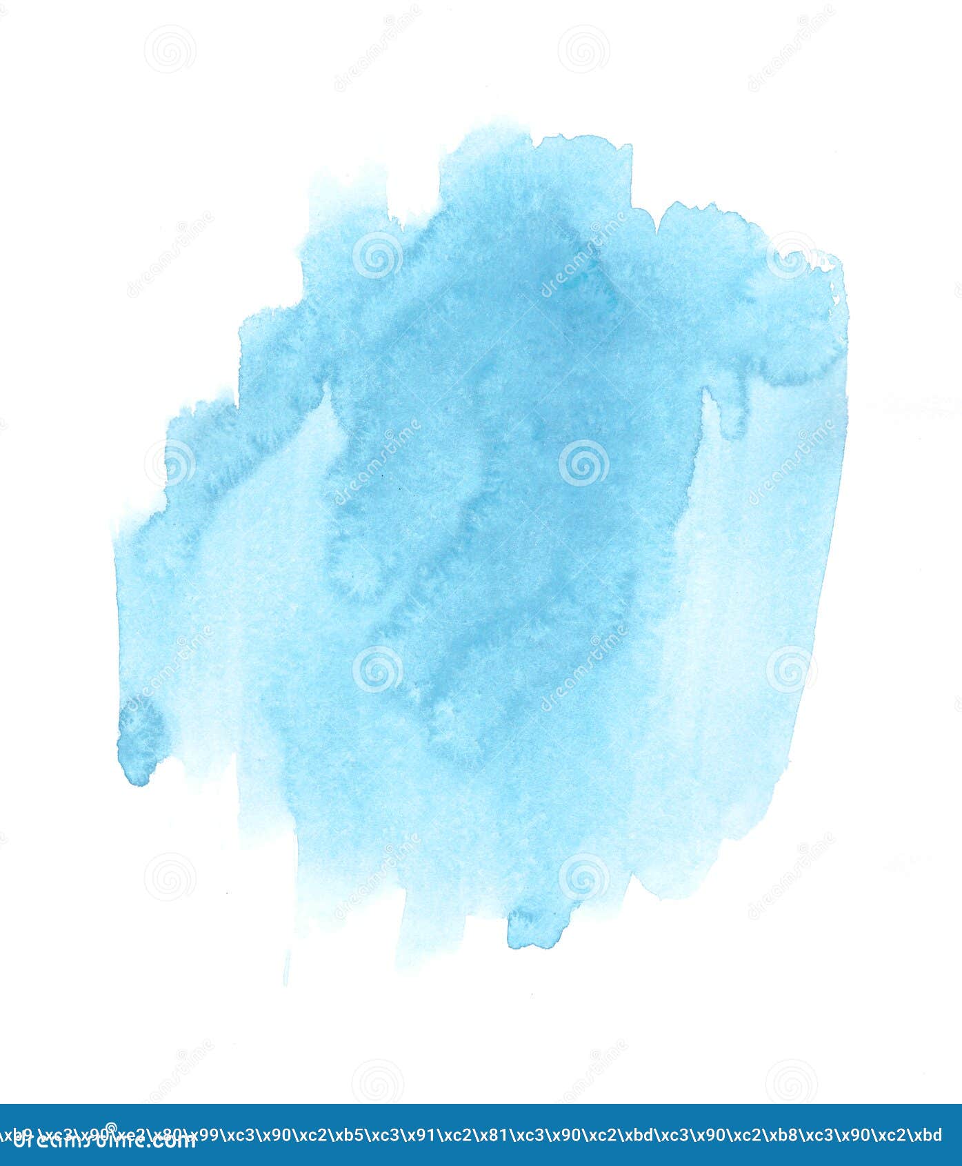 彩色蓝水色背景具有彩色阴影的油漆笔画背景溅色纹理的水色染色库存例证 插画包括有艺术性 收集