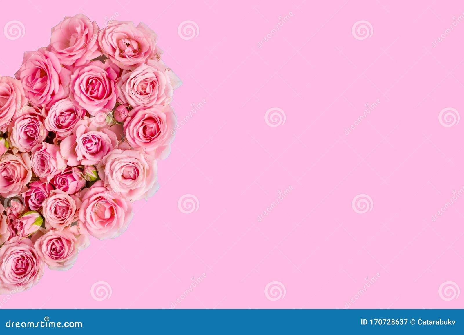 情人节浪漫贺卡粉红色背景中粉色玫瑰的心母亲节8月横幅库存图片 图片包括有背包 钞票