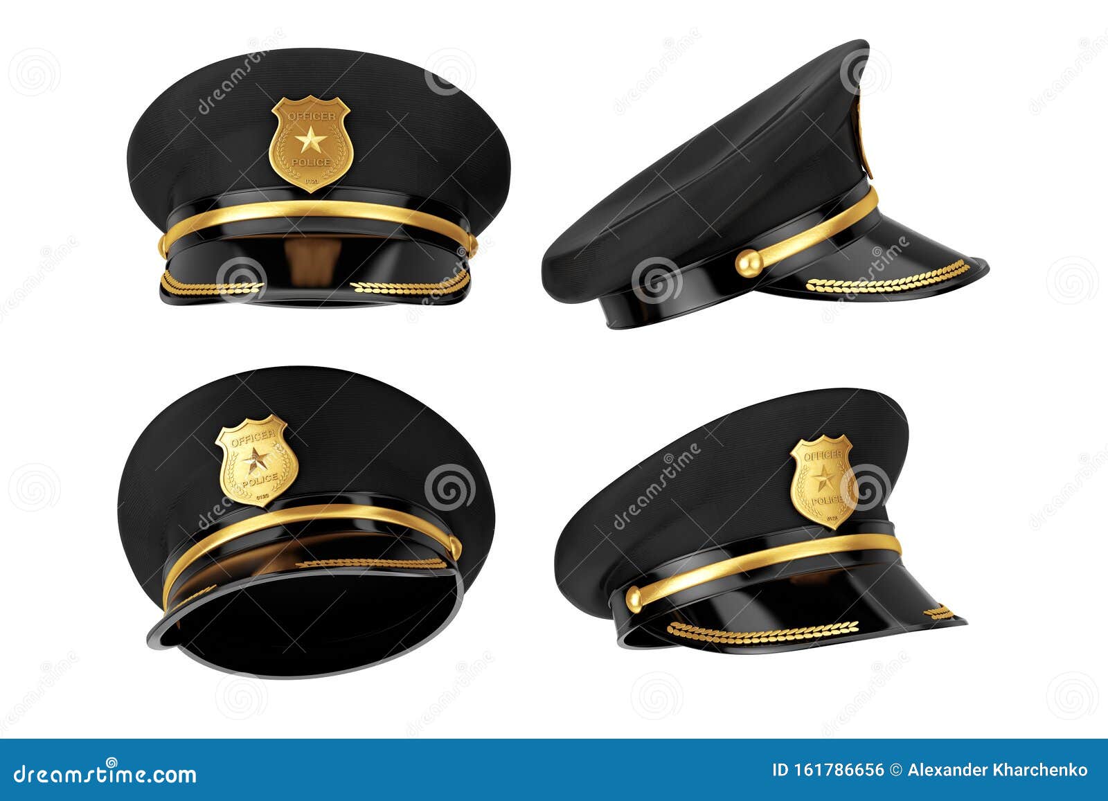 戴金徽的警官帽3d渲染编辑类照片 图片包括有投反对票 例证 卫兵 盖帽 荒地 要素