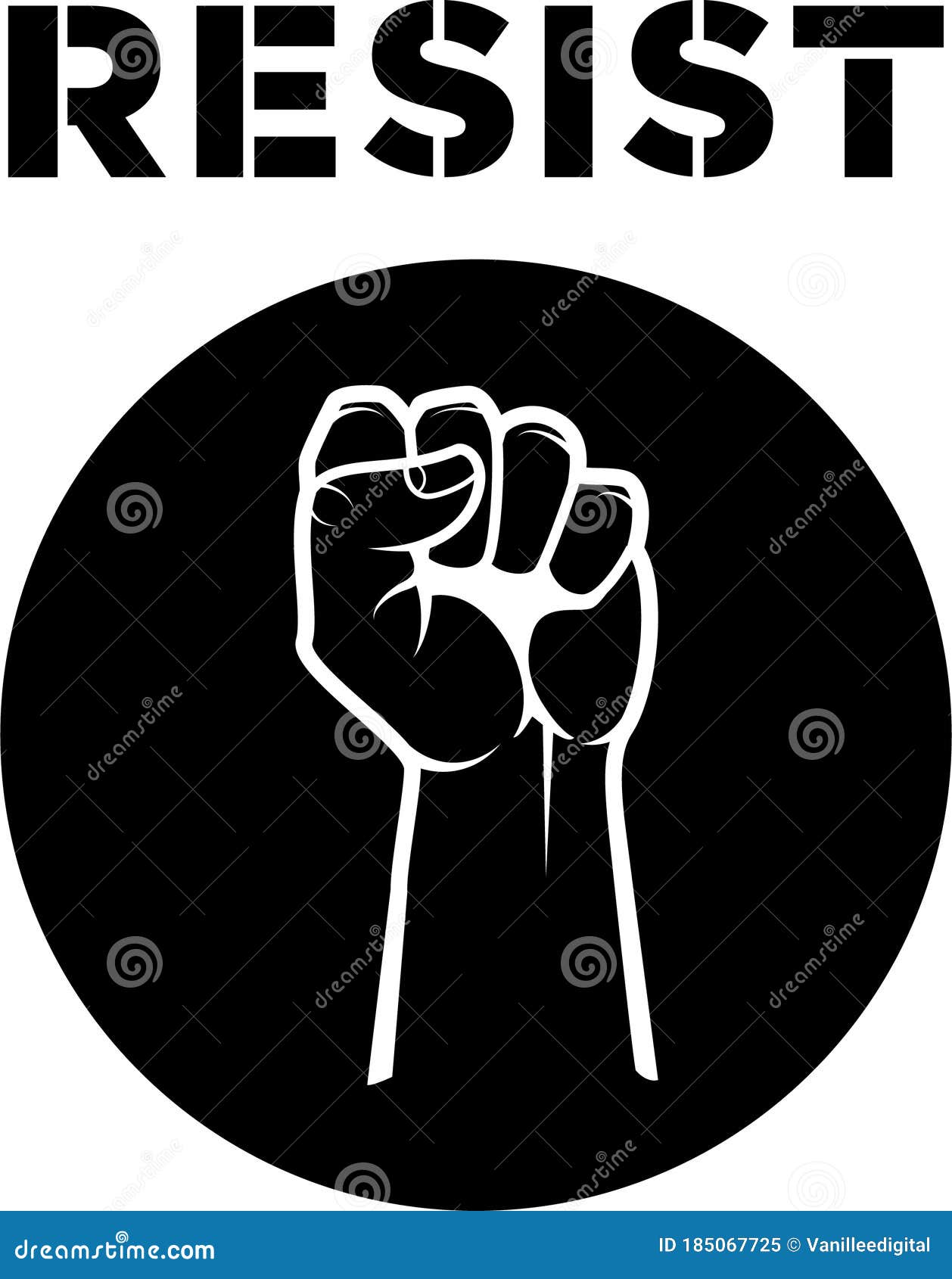 抵抗 握紧拳头举起手向量例证 插画包括有种族主义 革命 人类学 民主 握紧 例证