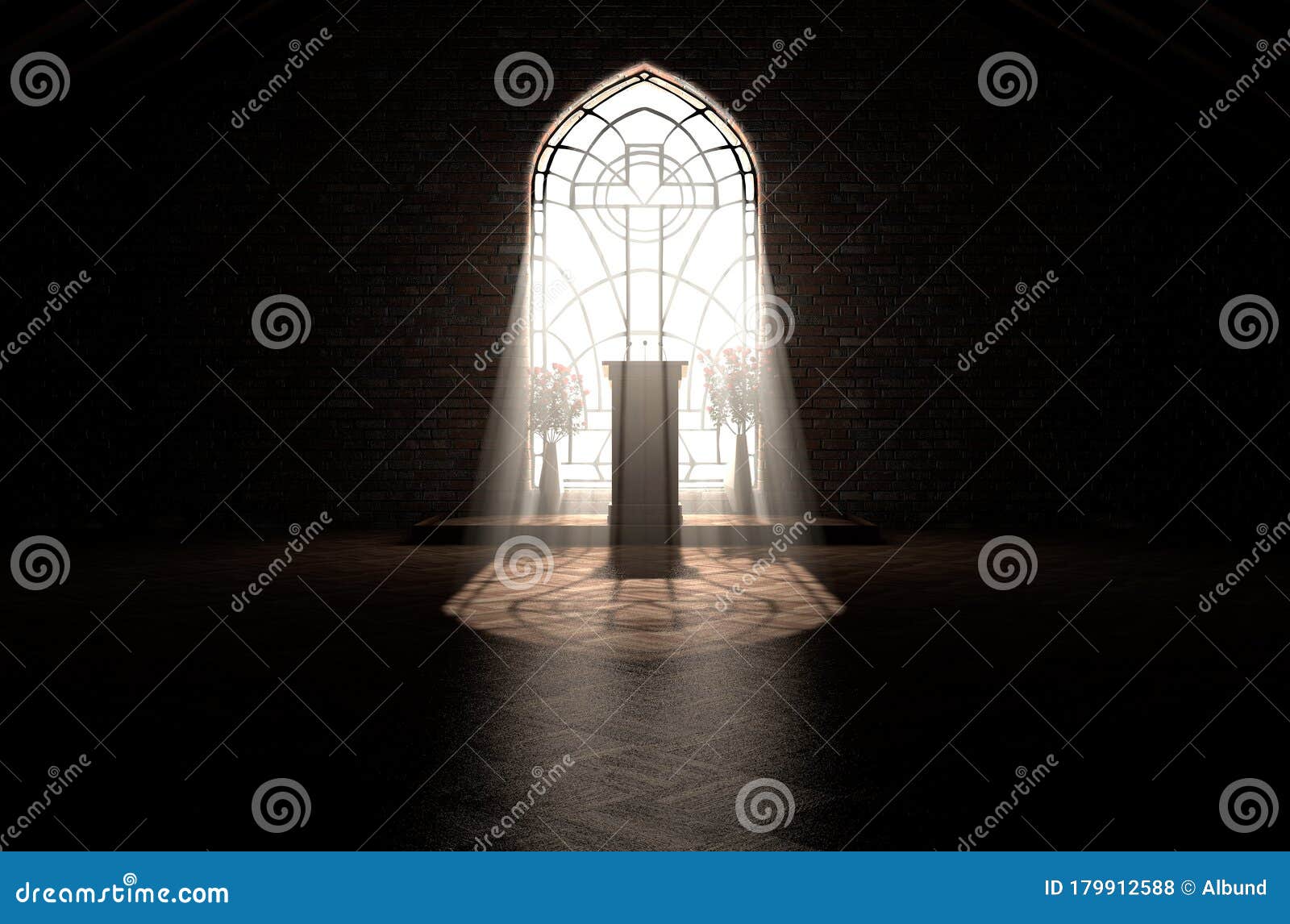 教堂室内灯和普罗皮特库存照片 图片包括有装饰 宗教信仰 指挥台 光芒 昏暗 信仰 天堂般
