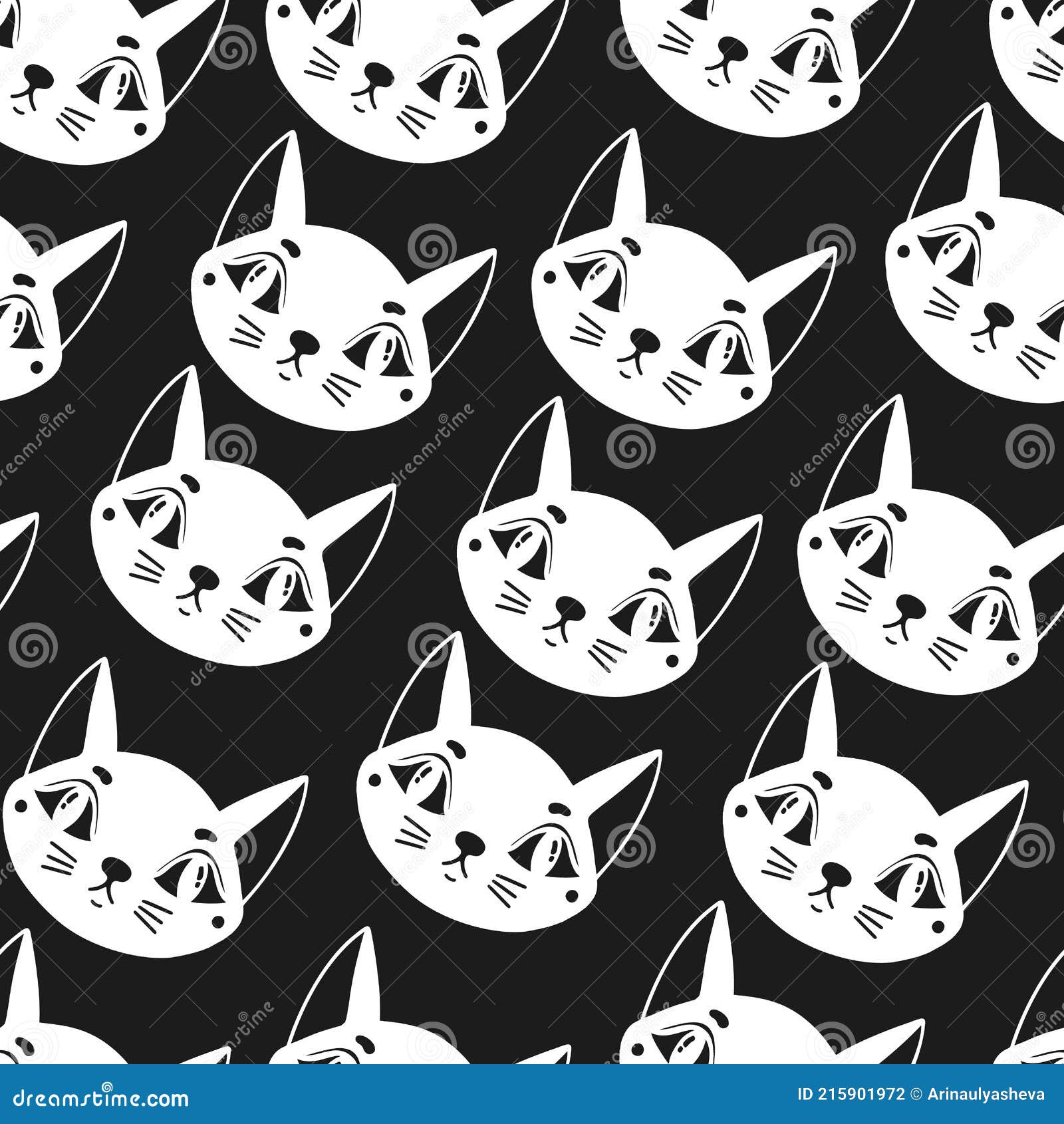 无缝图案猫快乐背景可爱的动物小猫 向量例证 插画包括有宠物 模式 敬慕 简单 无缝 敌意 无缝图案猫快乐背景可爱的动物小猫 向量例证 插画包括有宠物 模式 敬慕 简单 无缝 敌意