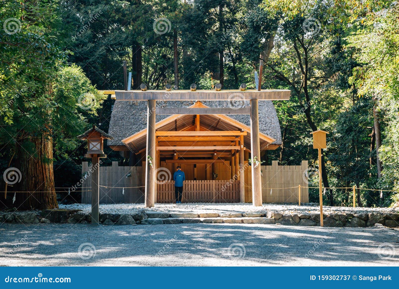 日本三井伊势大神社库存图片 图片包括有