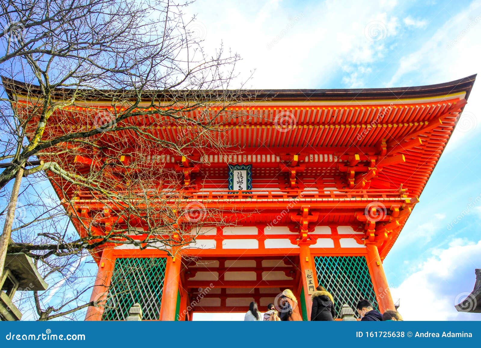 日本京都清水寺门库存照片 图片包括有日本京都清水寺门