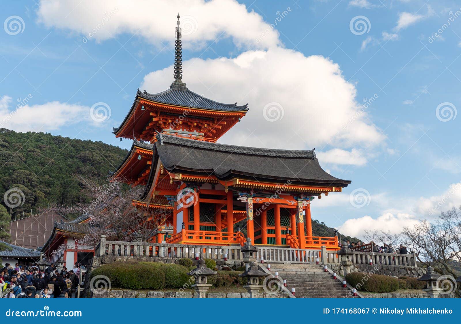 日本京都清水寺图库摄影片 图片包括有日本之神道教 街道 都市风景 有历史 聚会所 风景
