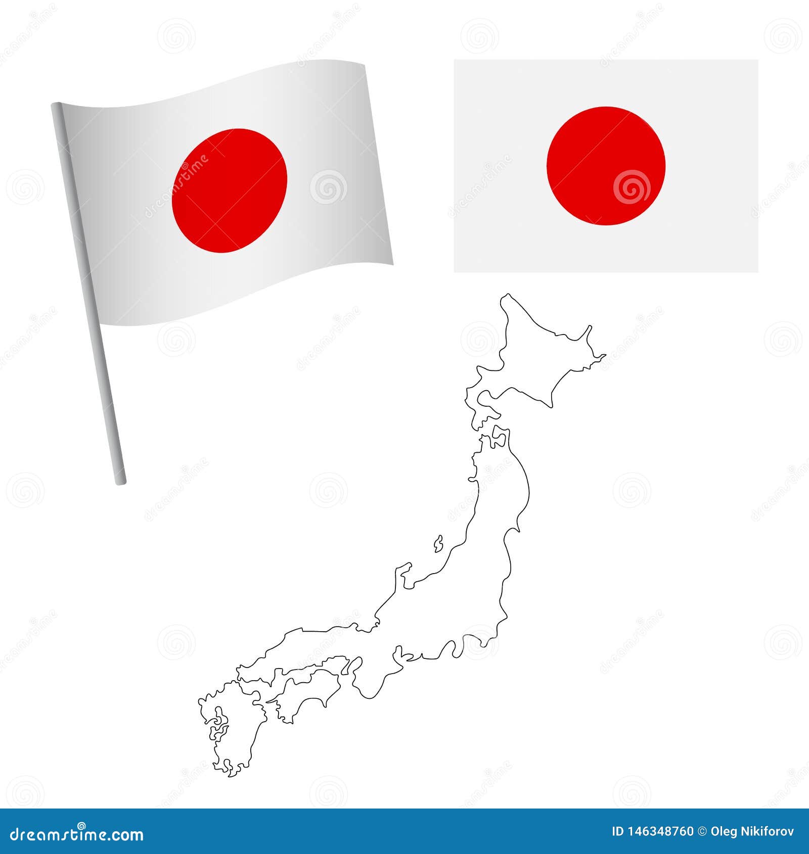 日本国旗和地图库存例证 插画包括有 日本国旗和地图库存例证 插画包括有