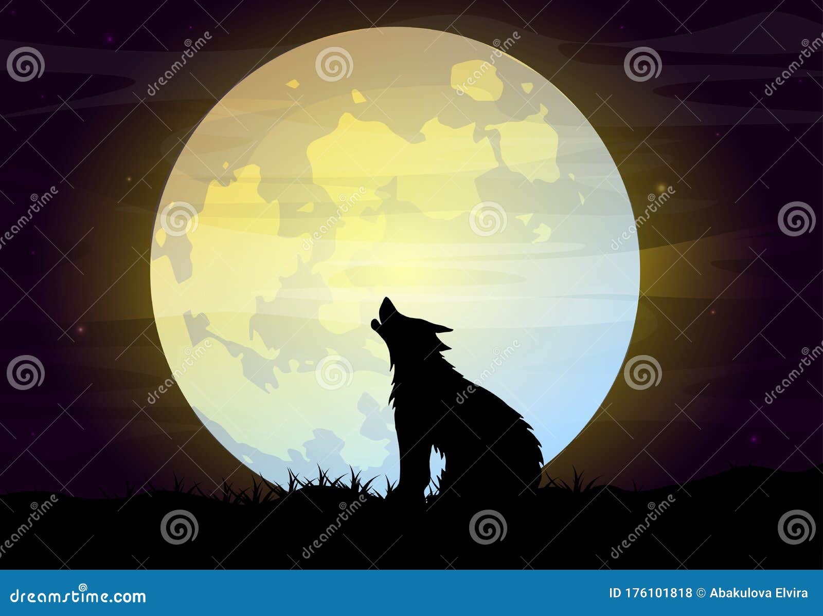 星空和月亮背景下的夜景 月亮和狼嚎向量例证 插画包括有焕发 蠕动 森林 冷杉 晚上 月亮 星空和月亮背景下的夜景 月亮和狼嚎向量例证 插画包括有焕发 蠕动 森林 冷杉 晚上 月亮