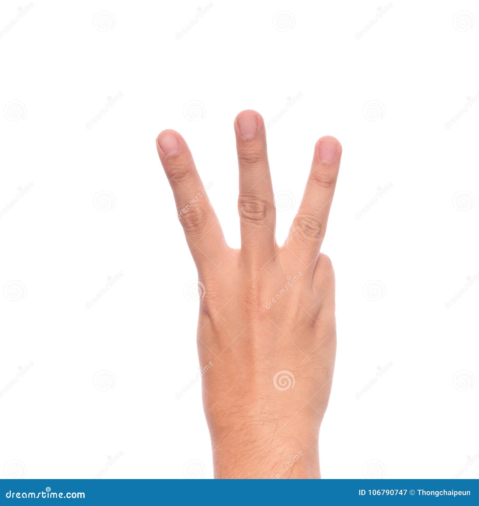 显示三个手指的男性手库存图片 图片包括有 显示三个手指的男性手库存图片 图片包括有