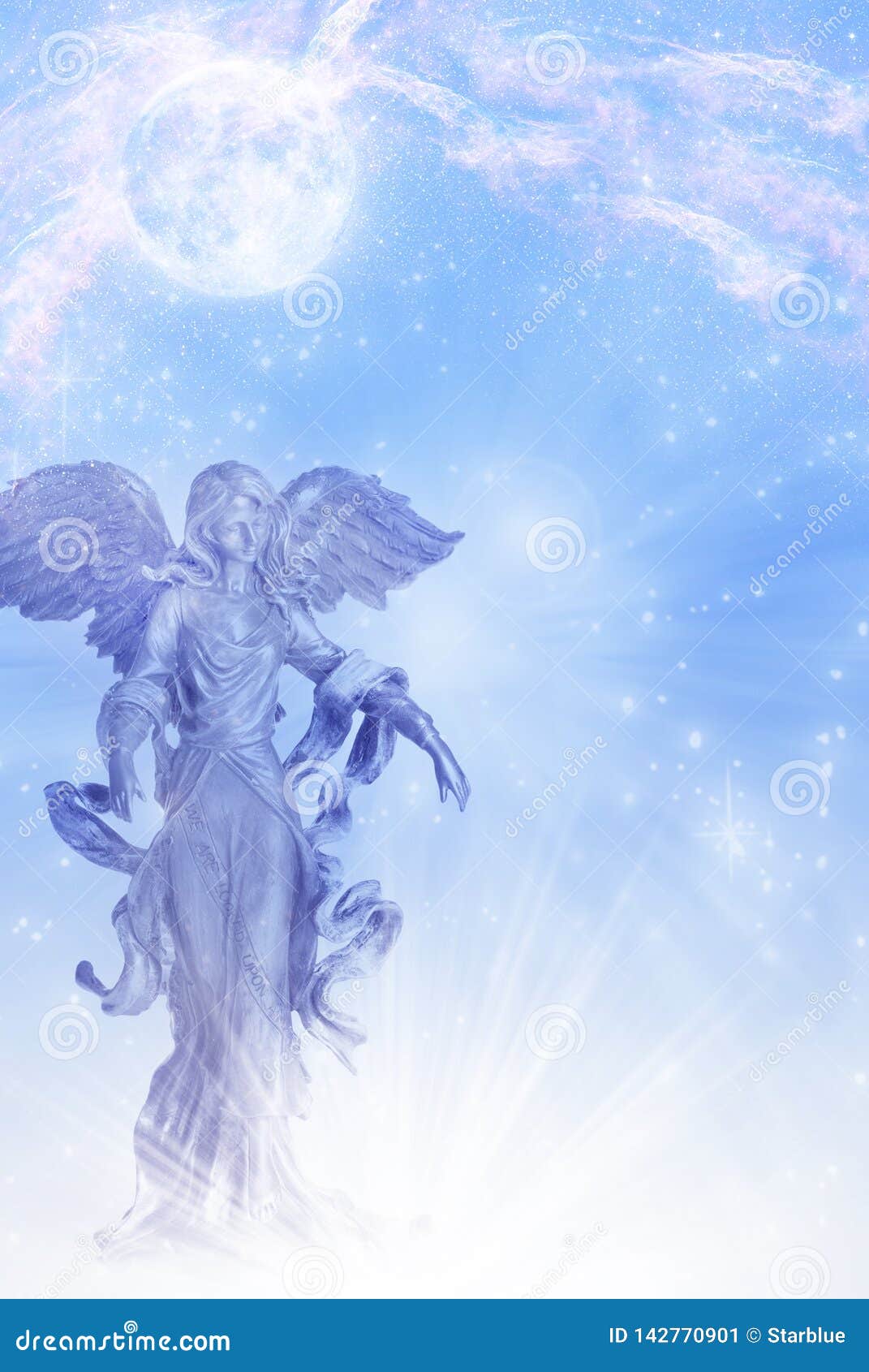 月亮月天使天使与星的在蓝色backround 库存例证 插画包括有月亮月天使天使与星的在蓝色backround 月亮月天使天使与星的在蓝色backround 库存例证 插画包括有月亮月天使天使与星的在蓝色backround