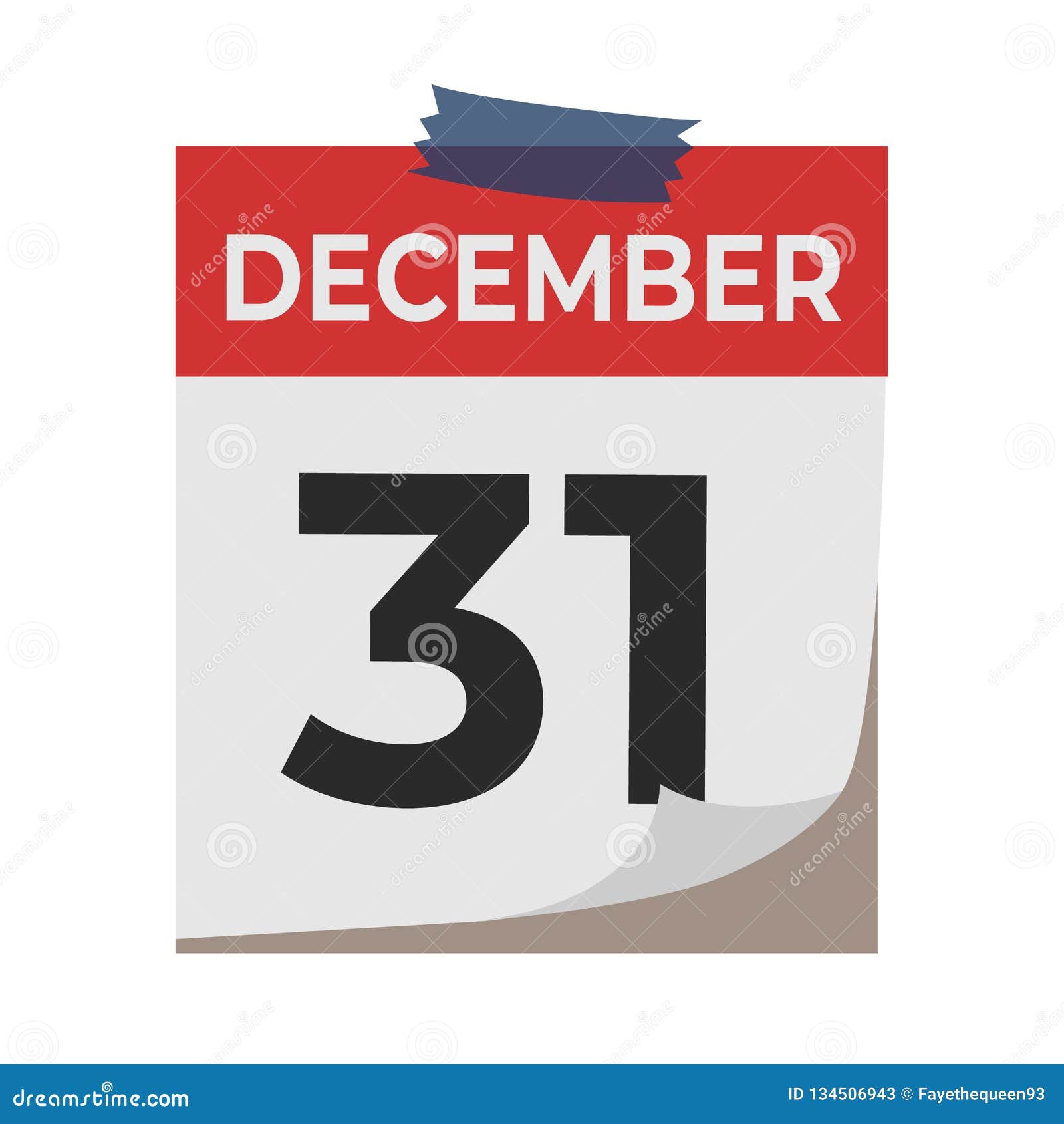12月31日在白色背景隔绝的日历象事件概念气球生日束日历概念日期愉快的藏品人缩样说身分向量例证 插画包括有截止日期 要素