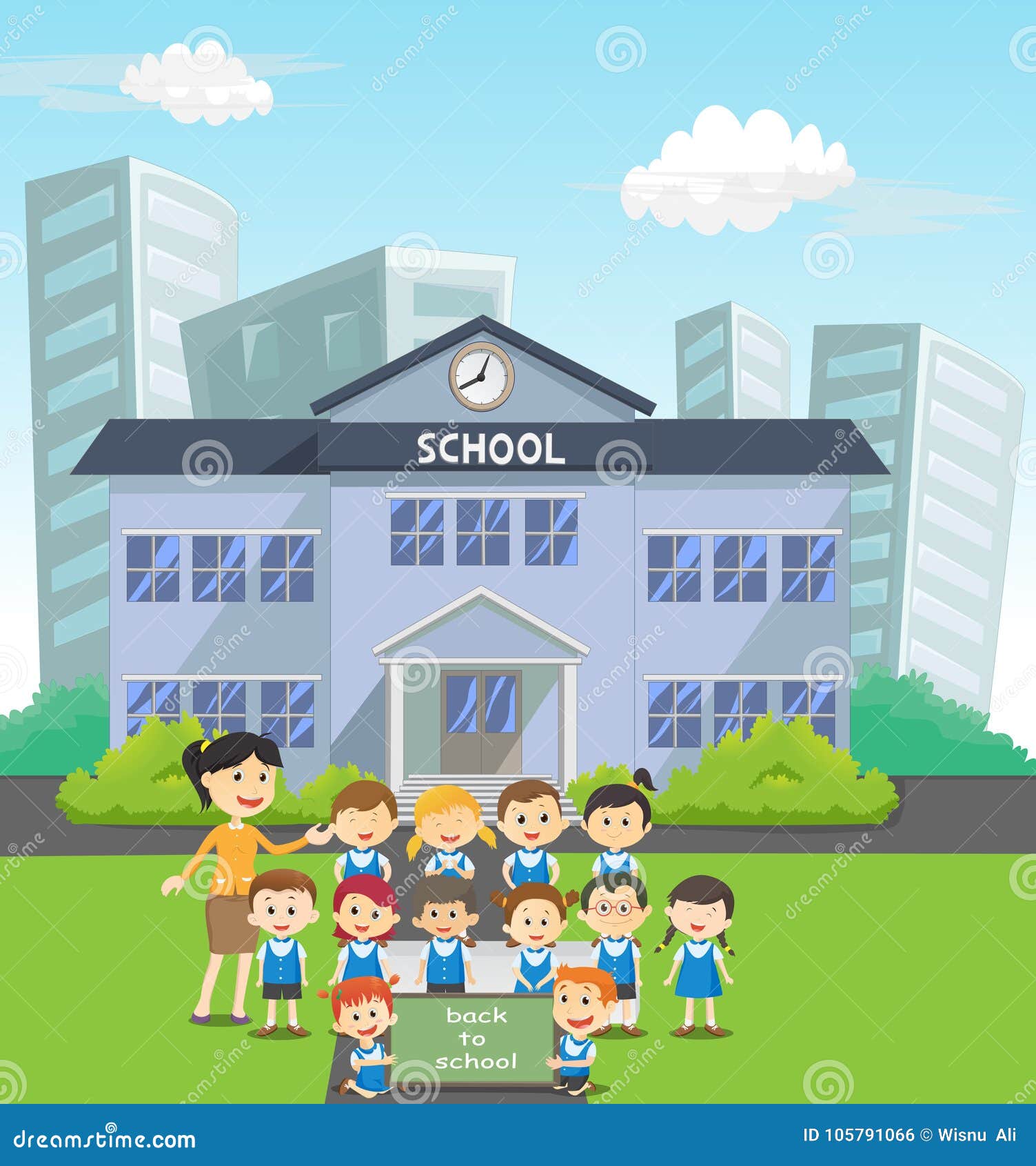 有他们的学生的画象老师有学校背景向量例证 插画包括有女孩 祝贺 学生 通过 概念 快乐 有他们的学生的画象老师有学校背景向量例证 插画包括有女孩 祝贺 学生 通过 概念 快乐
