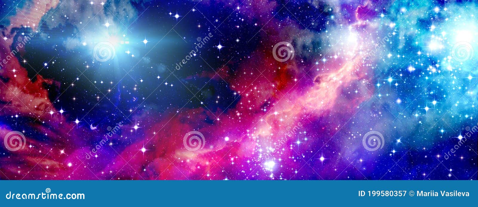 有恒星 宇宙星云和明星光的明亮宇宙背景库存例证 插画包括有焕发 空间 波斯菊 设计 星系