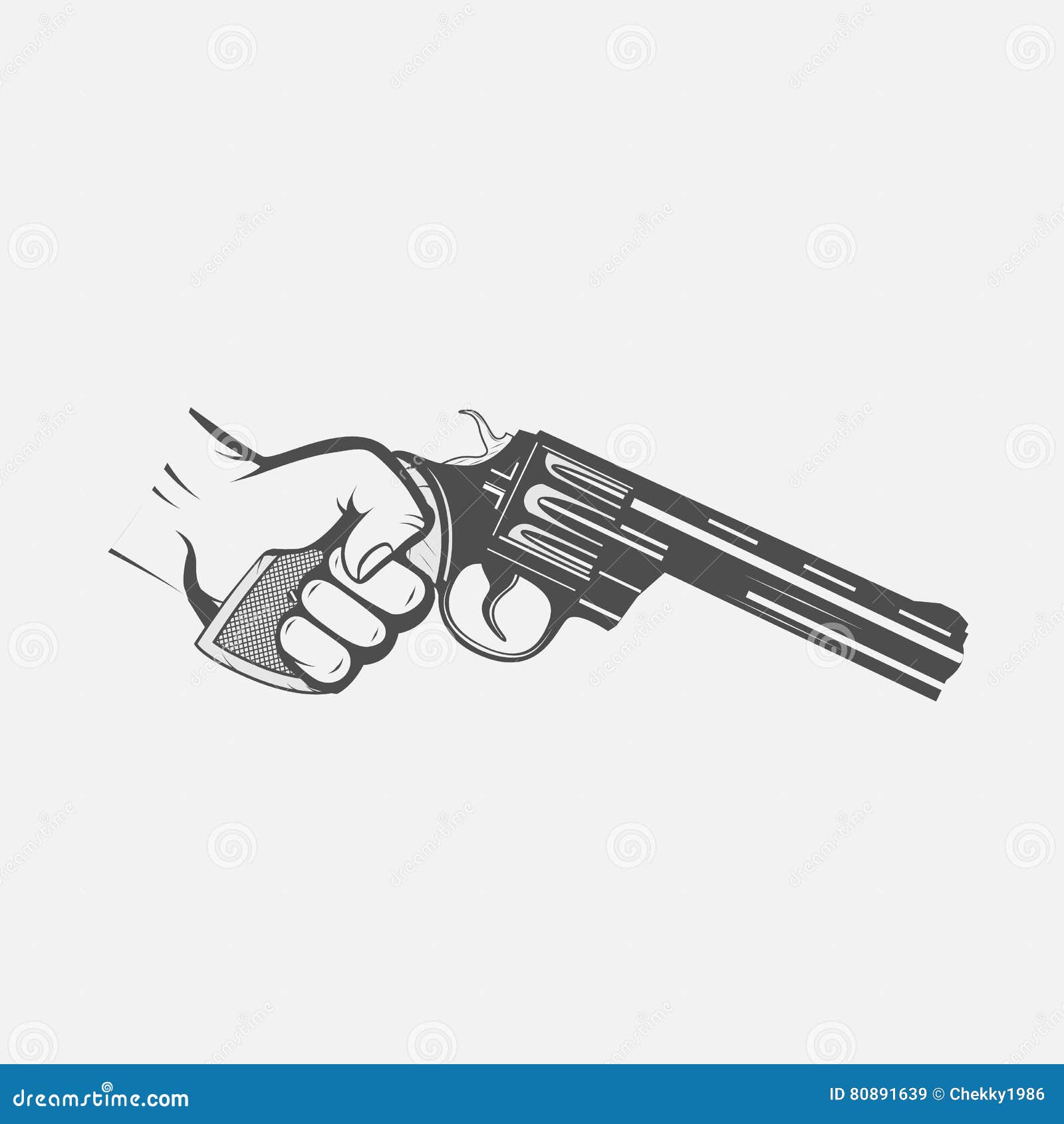Гача рука с пистолетом