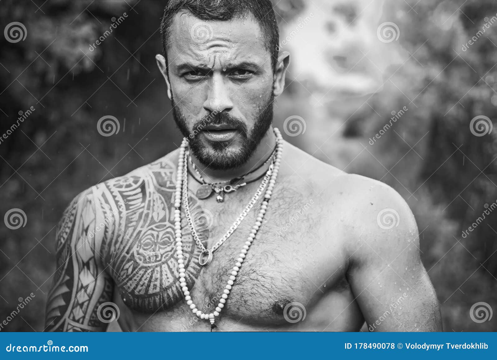 有纹身的野蛮帅哥男士纹身休闲时尚野蛮帅气男模画像库存照片 图片包括有性感 方式 玻璃 魅力