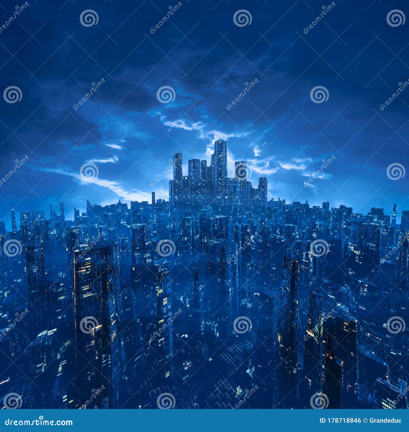 未来都市库存例证 插画包括有夜间 电影 蓝色 焕发 拱道 黑暗 黄昏 都市风景 幻想 未来都市库存例证 插画包括有夜间 电影 蓝色 焕发 拱道 黑暗 黄昏 都市风景 幻想
