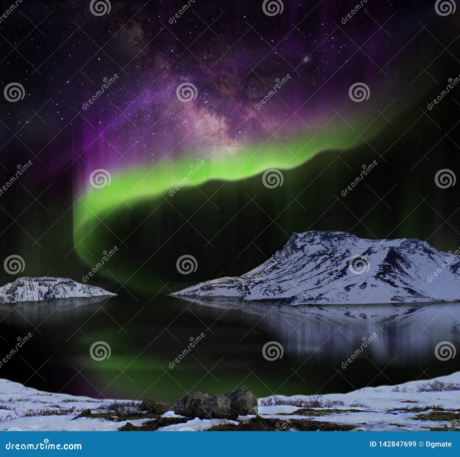 极光borealis或北极光库存图片. 图片包括有冰岛, 方式, 极光, 绿色, 横向, 投反对票- 142847699