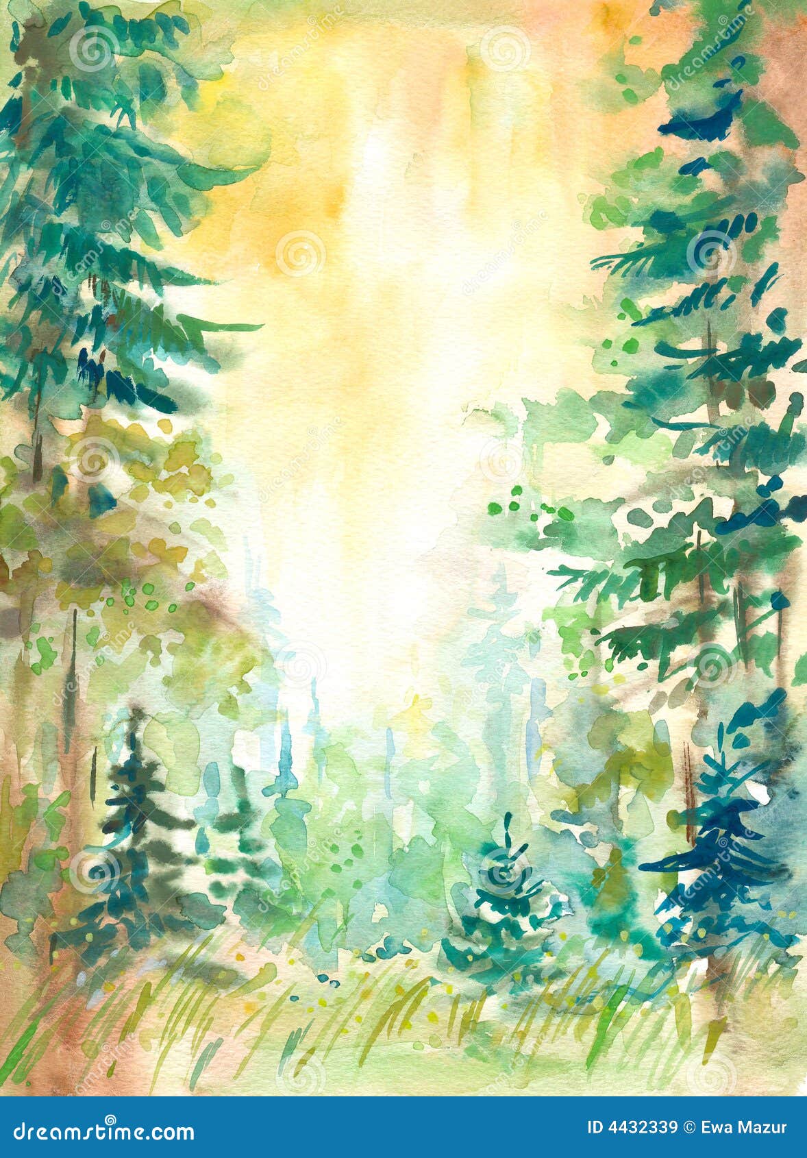 森林夏天库存例证 插画包括有水彩 温暖 工厂 夏天 例证 图象 纸张 橙色 现有量 森林夏天库存例证 插画包括有水彩 温暖 工厂 夏天 例证 图象 纸张 橙色 现有量