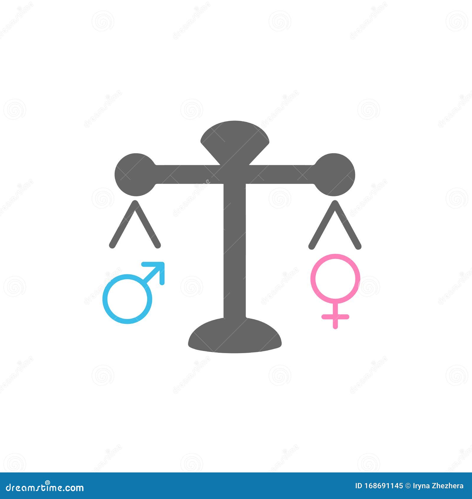 概念平衡女性与男性图标平面设计天秤座男女偶像白色上隔离的坯件矢量图库存例证 插画包括有无政府主义 法官