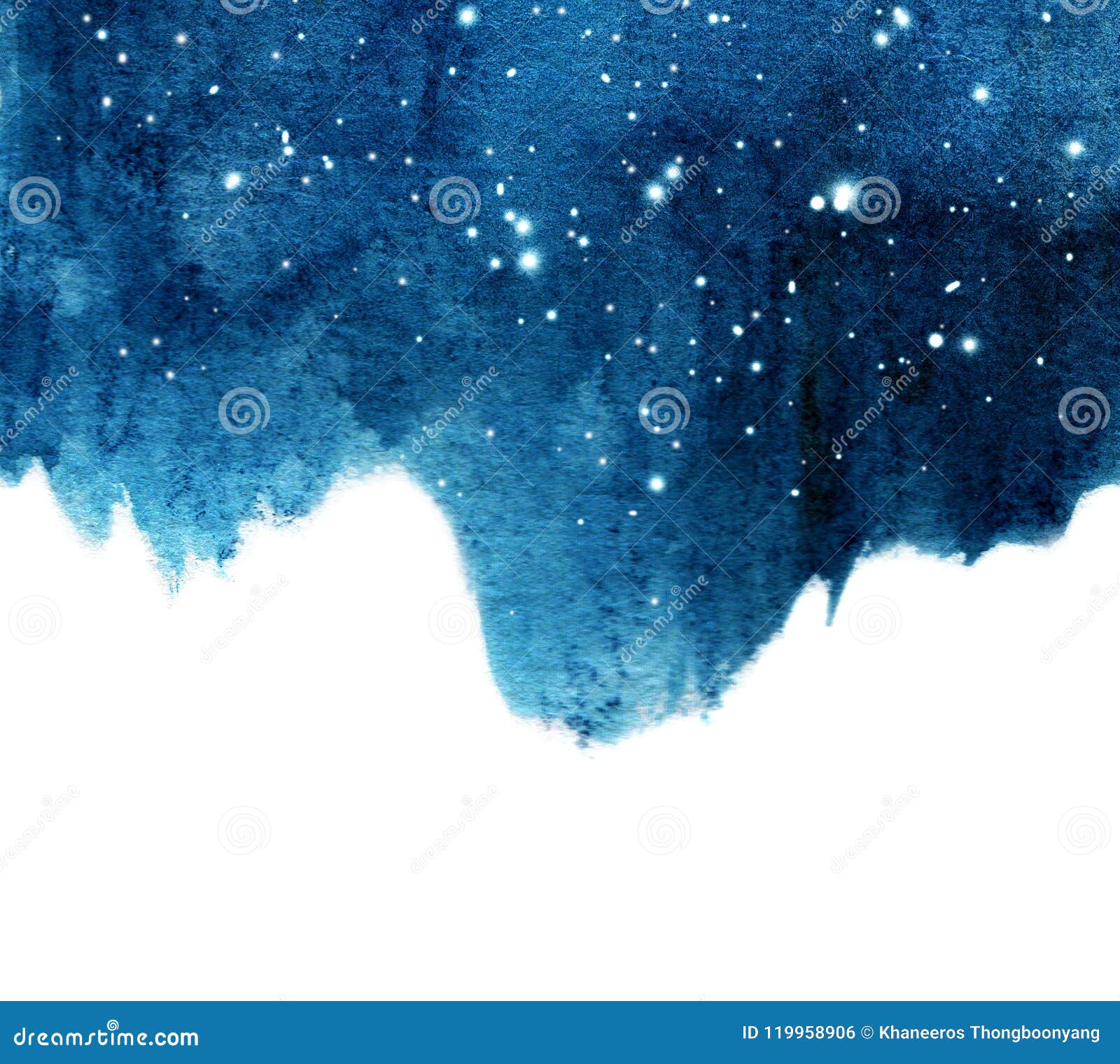 水彩与星的夜空背景库存例证 插画包括有 水彩与星的夜空背景库存例证 插画包括有