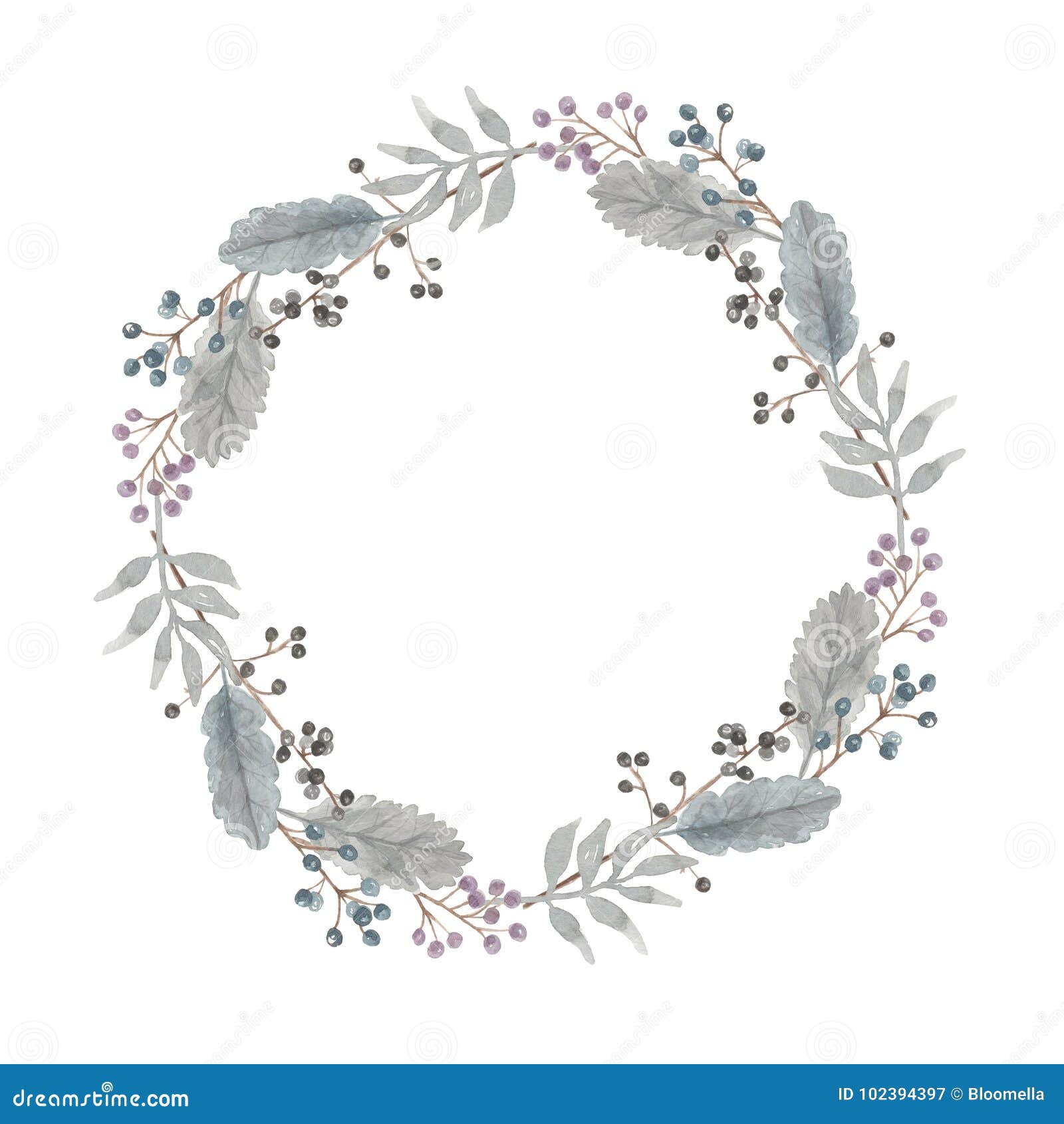 水彩冬天圣诞节灰色花留下莓果欢乐花圈边界库存例证 插画包括有 水彩冬天圣诞节灰色花留下莓果欢乐花圈边界库存例证 插画包括有