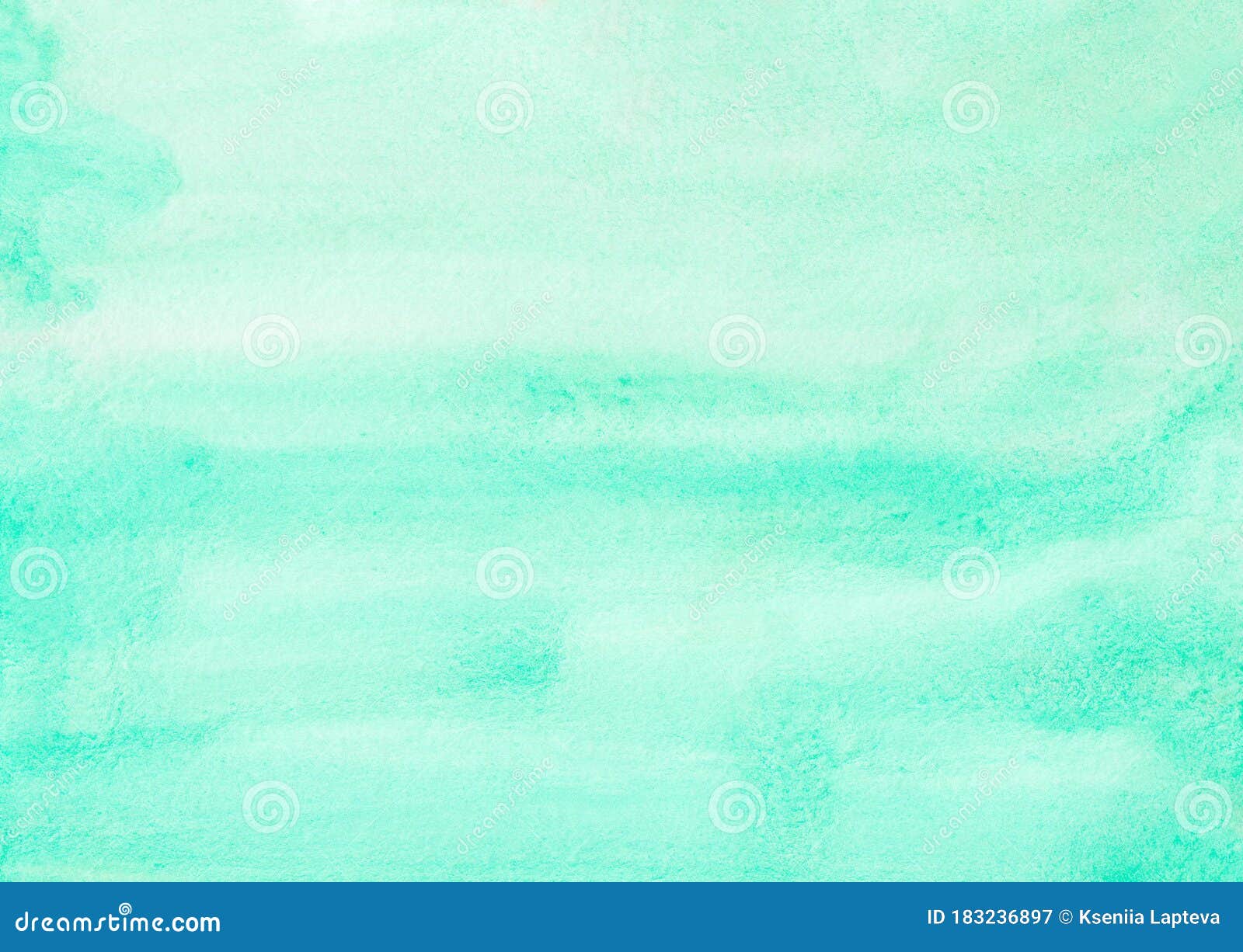 水彩水苋彩色背景纹理手绘纸上的青绿色蓝色污渍 油漆库存例证 插画包括有水平 现有量 抽象