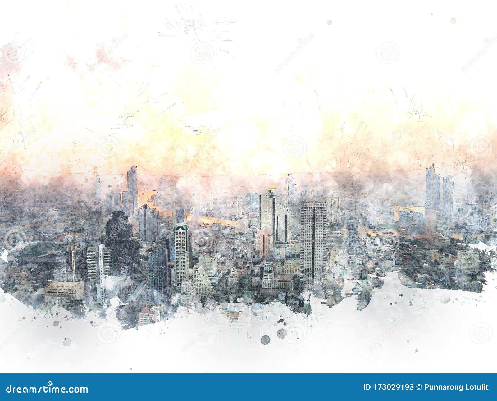 水彩画背景下城市建筑库存例证 插画包括有本质 风景 概念 布哈拉 黄昏 红色 颜色 水彩画背景下城市建筑库存例证 插画包括有本质 风景 概念 布哈拉 黄昏 红色 颜色