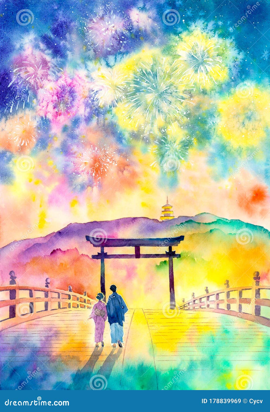 水彩画 烟火夜空中的情侣库存例证 插画包括有国家 地区 幸福 例证 晚上 喜悦 室外 水彩画 烟火夜空中的情侣库存例证 插画包括有国家 地区 幸福 例证 晚上 喜悦 室外