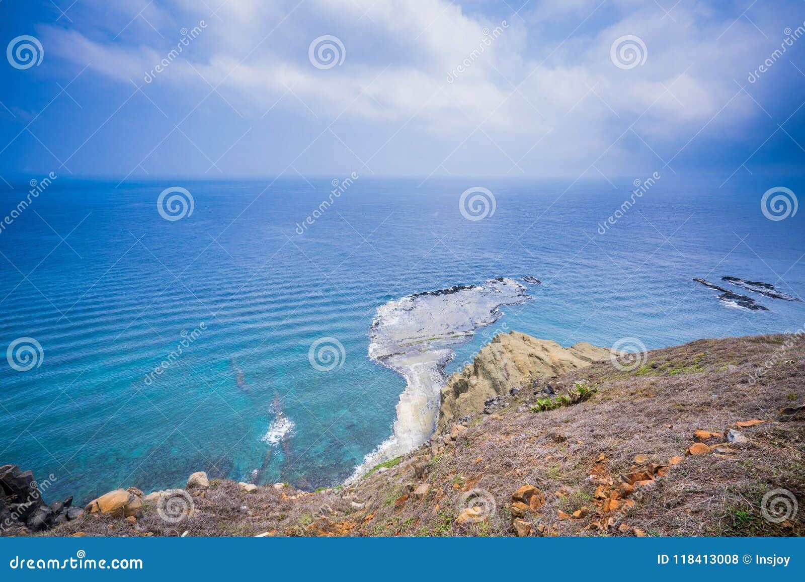 池氏阿梅海岛是近海台湾岛在澎湖有风景 一点台湾 库存照片 图片包括有