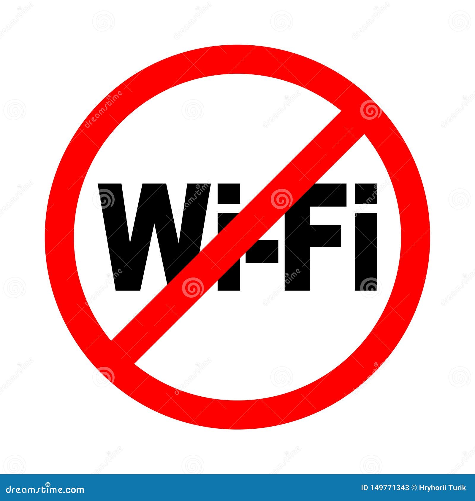 没有wifi信号象明亮的警告 在白色背景的制约标志库存例证 插画包括有 没有wifi信号象明亮的警告 在白色背景的制约标志库存例证 插画包括有
