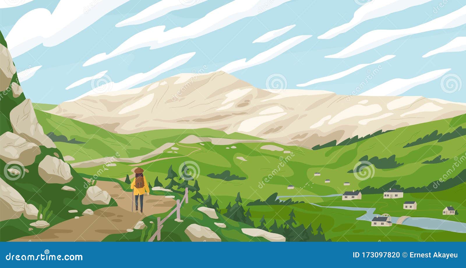 活动型旅游妇女沿途欣赏山景矢量图图解旅游漫画女性向量例证 插画包括有目的地 例证 高涨 测试 活动型旅游妇女沿途欣赏山景矢量图图解旅游漫画女性向量例证 插画包括有目的地 例证 高涨 测试