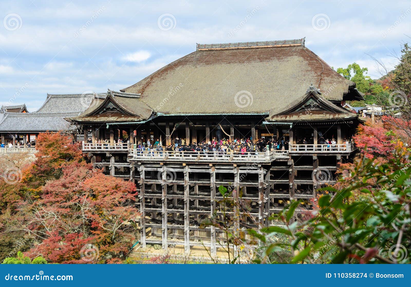 清水寺寺庙美好的秋天视图在京都 日本编辑类库存图片 图片包括有清水寺寺庙美好的秋天视图在京都 日本 110358274