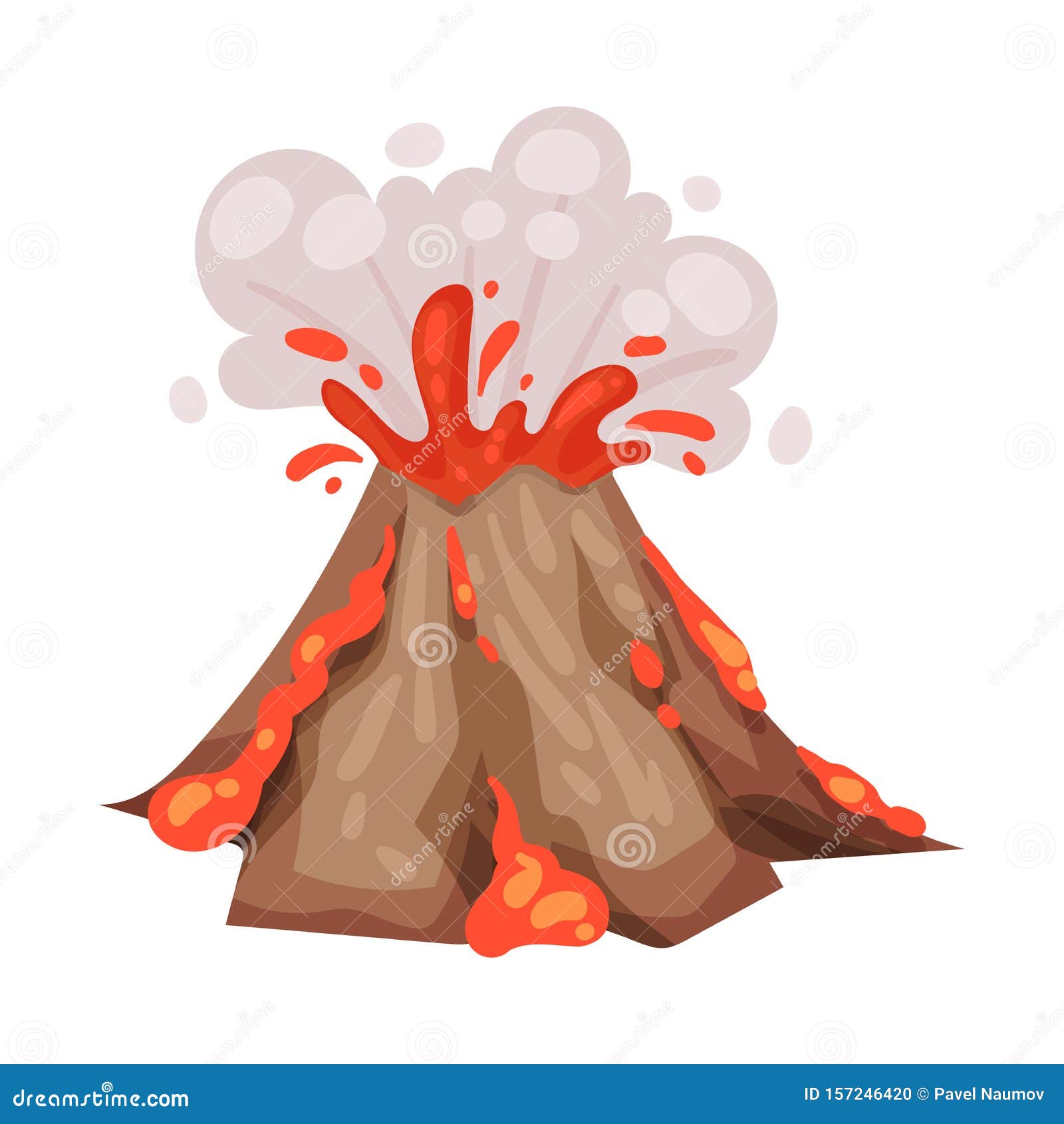火山喷发白色背景上的矢量图插图向量例证 插画包括有冰砾 熔岩 地理 展开 要素 喷发 火山喷发白色背景上的矢量图插图向量例证 插画包括有冰砾 熔岩 地理 展开 要素 喷发