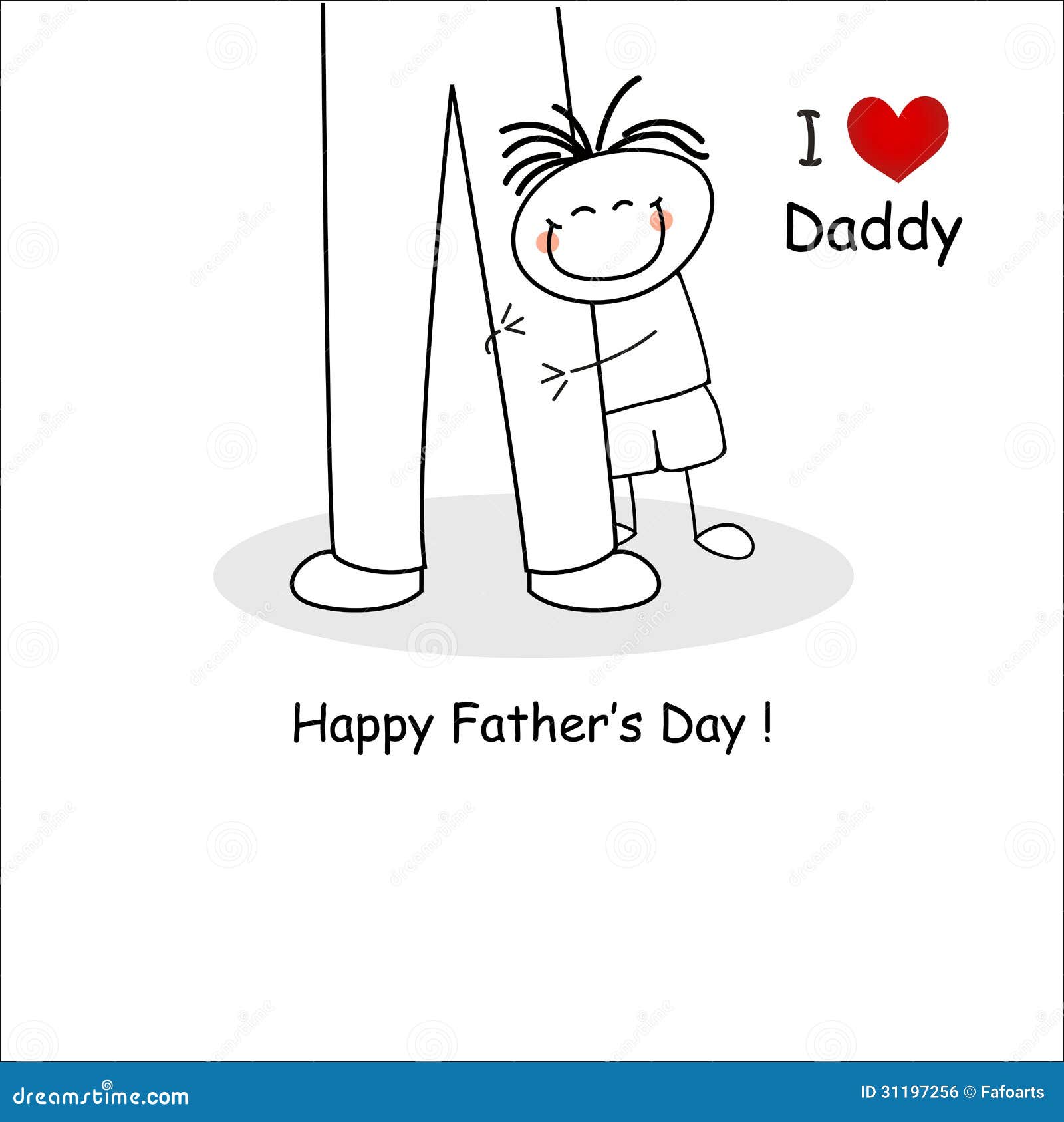 父亲节卡片向量例证. 插画包括有男人, 颜色, 动画片, 爸爸, 按钮, 生日, 衣裳, 线路, 父亲- 31197256